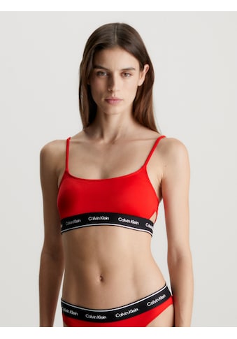 Calvin Klein Swimwear Bikini maudymosi kostiumėlio viršutinė...