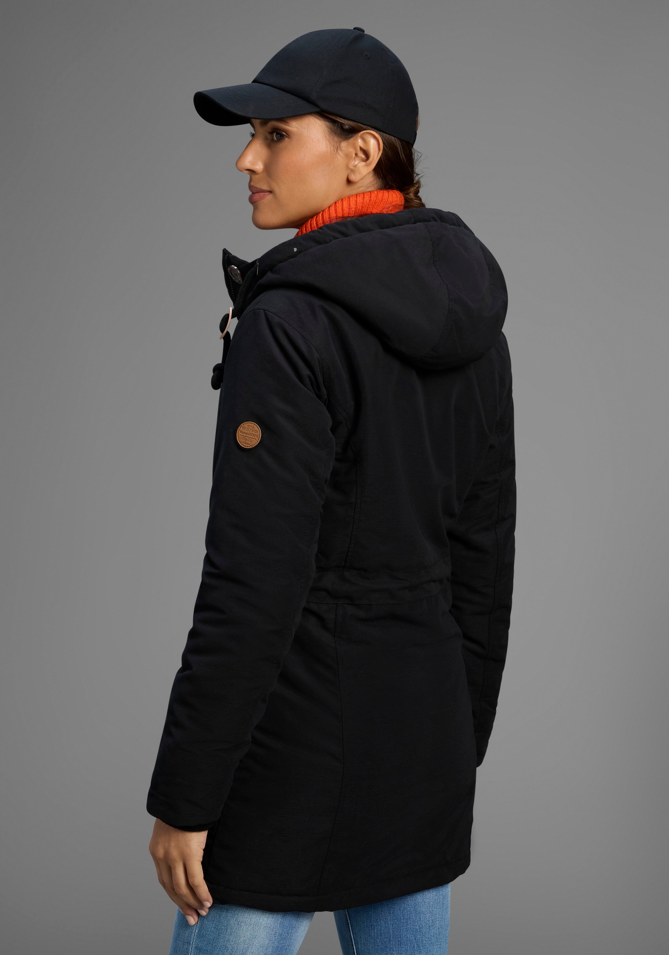 KangaROOS Winterjacke, mit Kapuze, für die kalte Jahreszeit, aus leichtem W günstig online kaufen