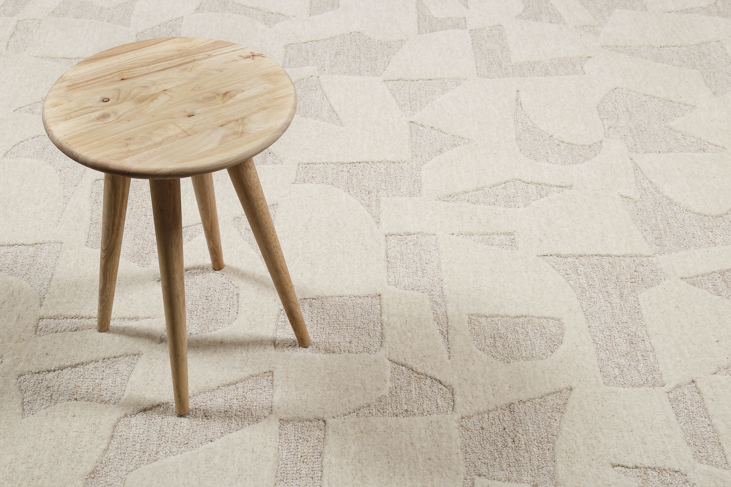 Wecon home Teppich »Ocean State«, rechteckig, 10 mm Höhe, handgefertigt, gemustert, pflegeleicht, Wolle, Wohnzimmer, Esszimmer