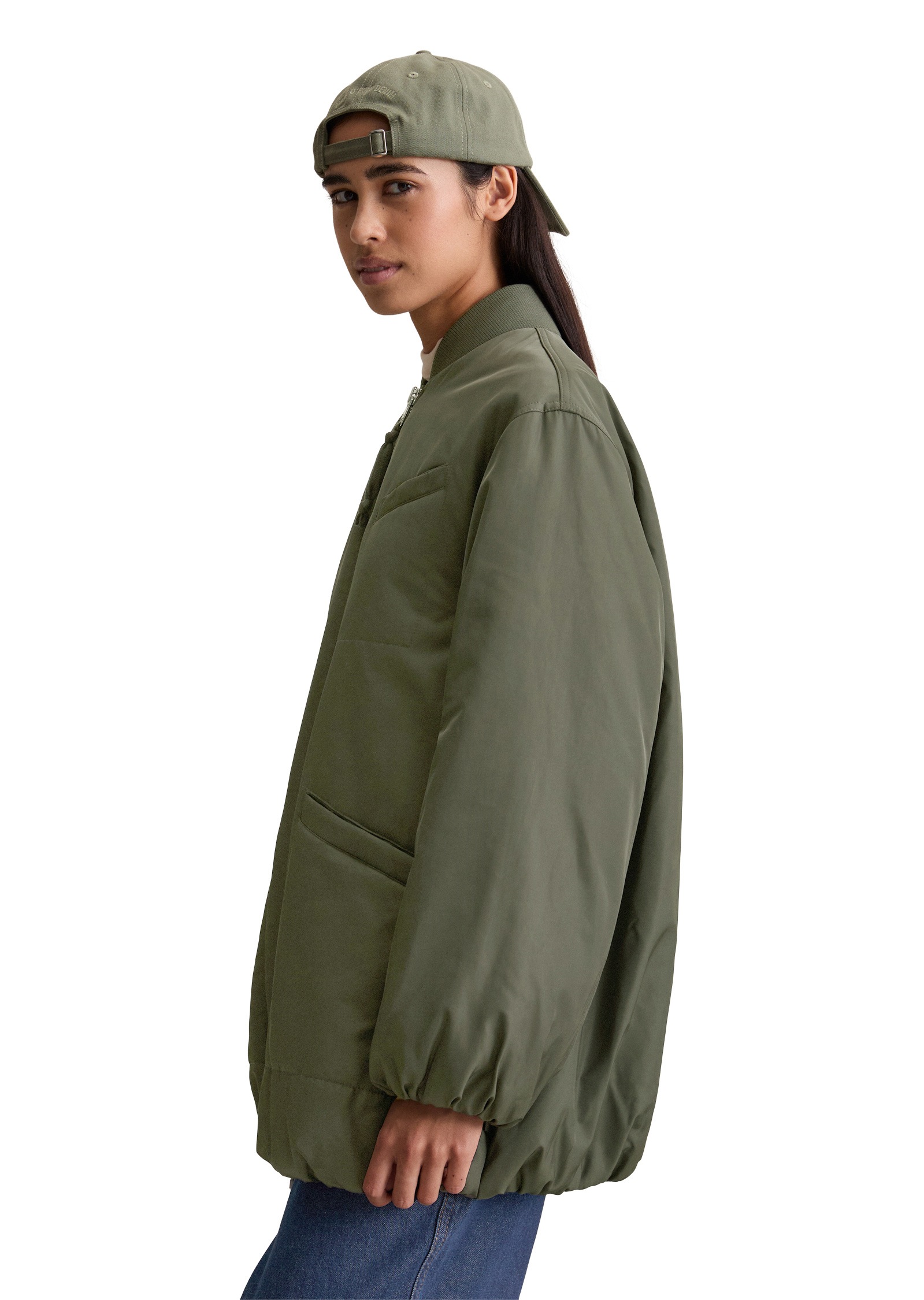 Marc O'Polo DENIM Kurzmantel »aus recyceltem Polyester«