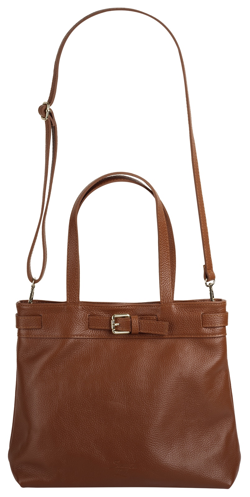 Samantha Look Shopper echt Leder, Made in Italy