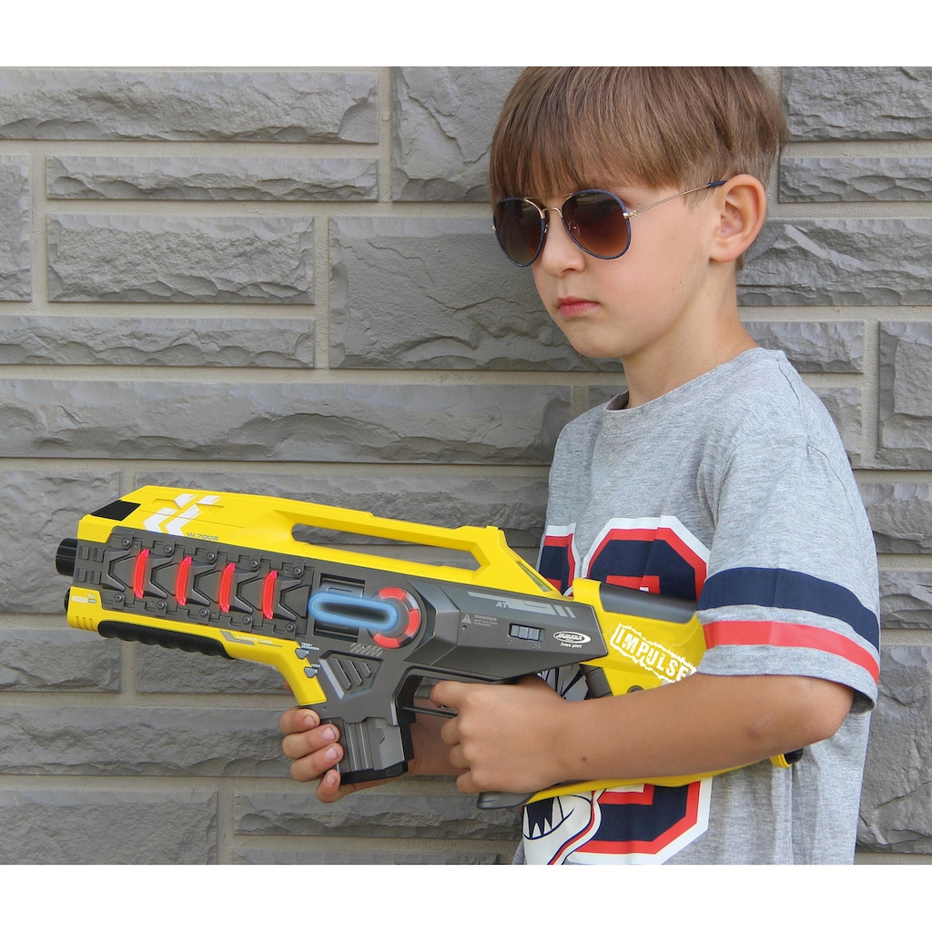 Jamara Laserpistole »Impulse Laser Gun Rifle gelb/rot«, (Set, 2 tlg.)