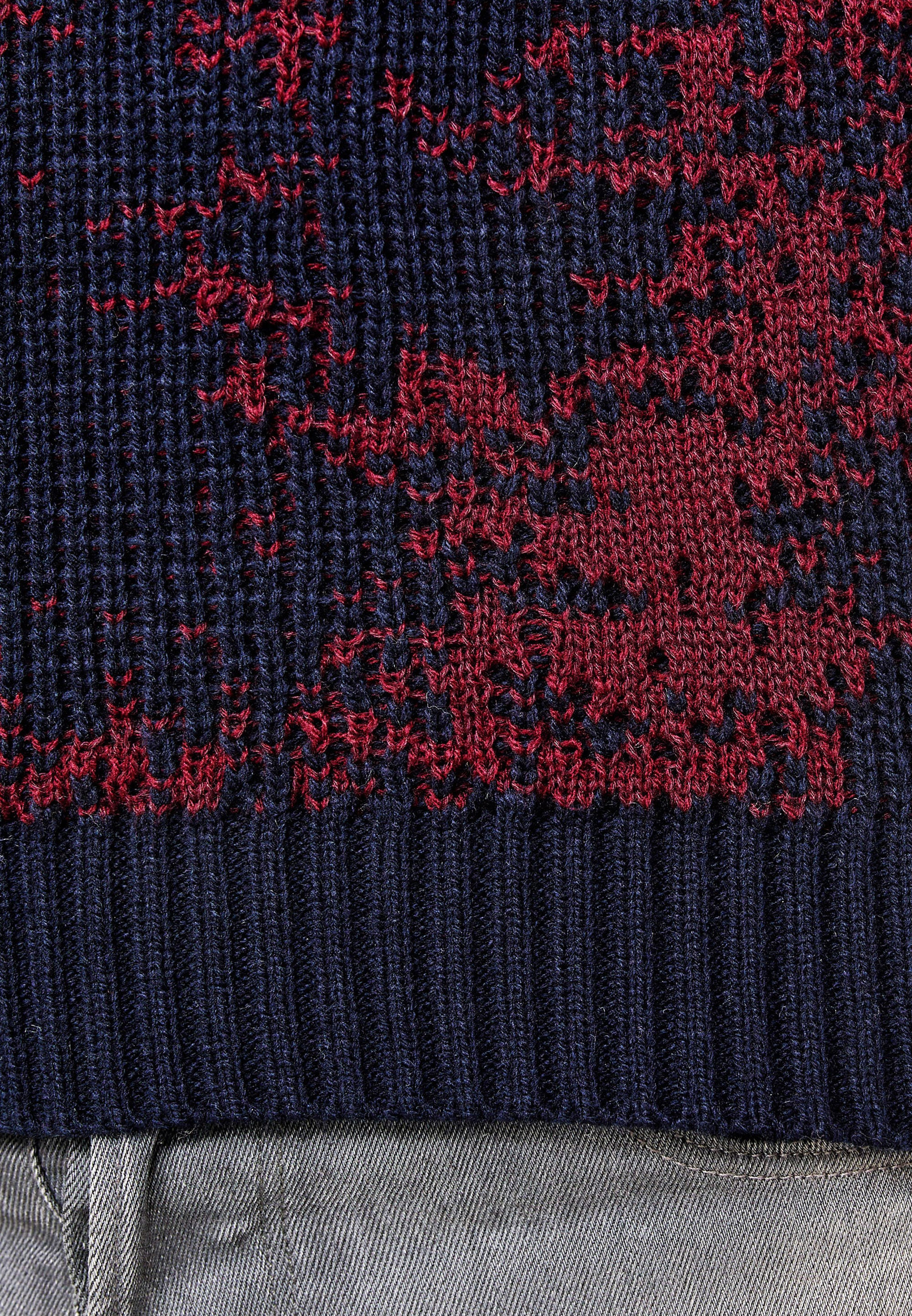 Rusty Neal Strickpullover, im angesagten zweifarbigen Design