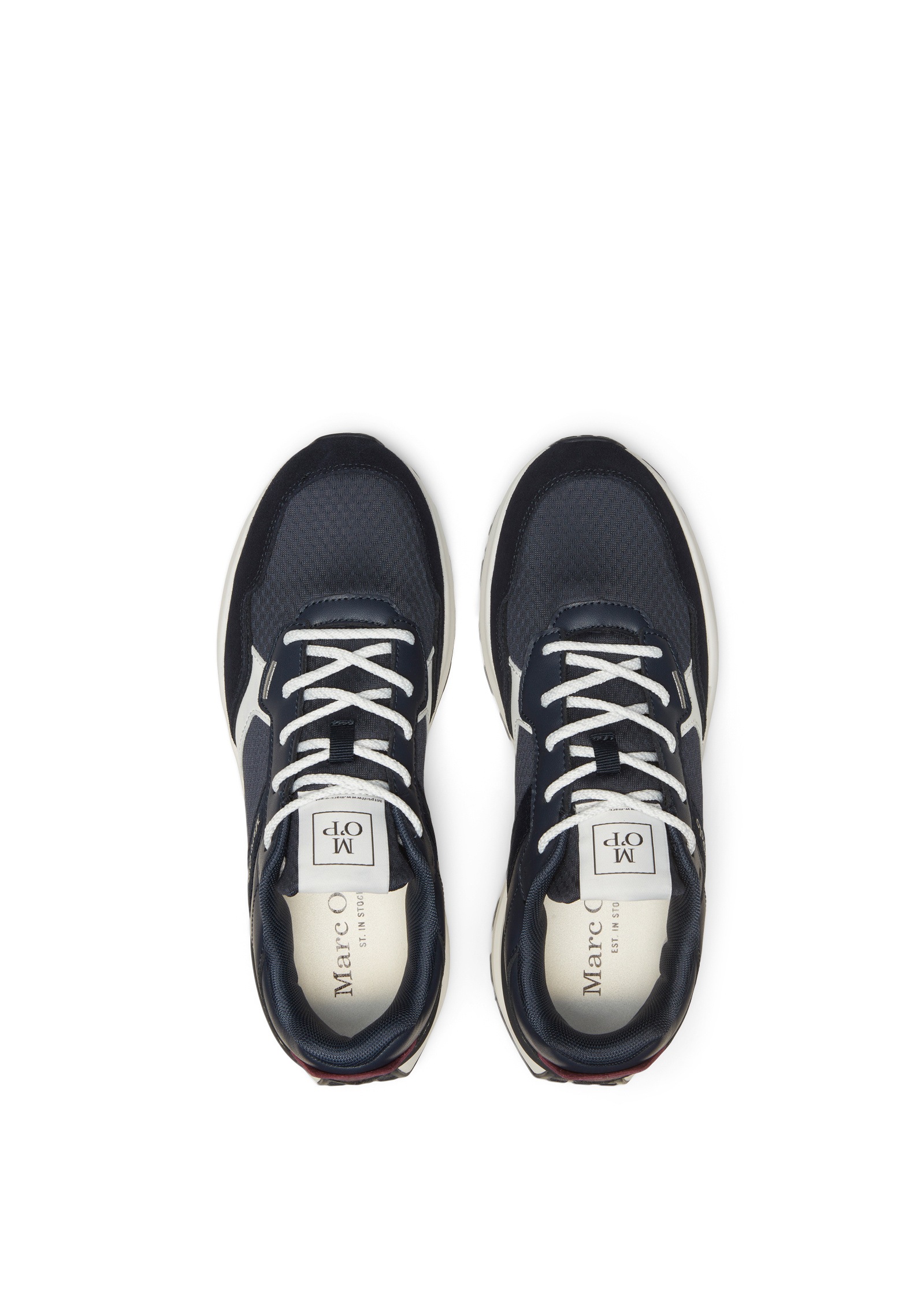 Marc O'Polo Sneaker »aus Rindleder und Mesh«
