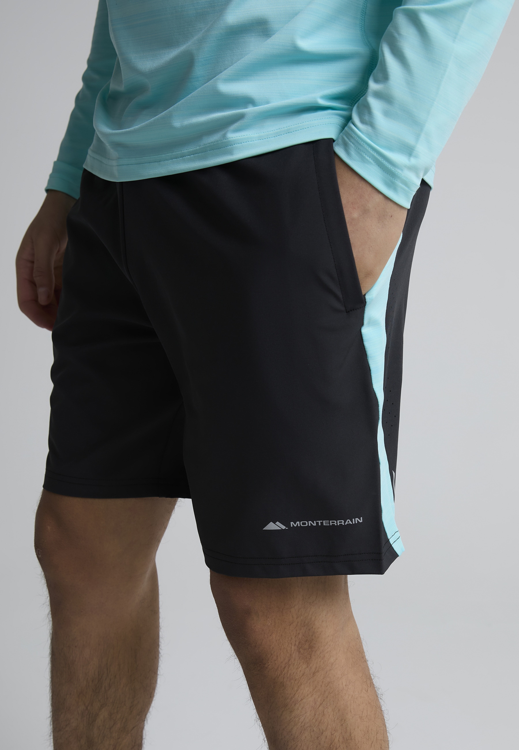 Monterrain Trainingsshorts »Monterrain LYDER 3.0 WOVEN RUNNING SHORT«
