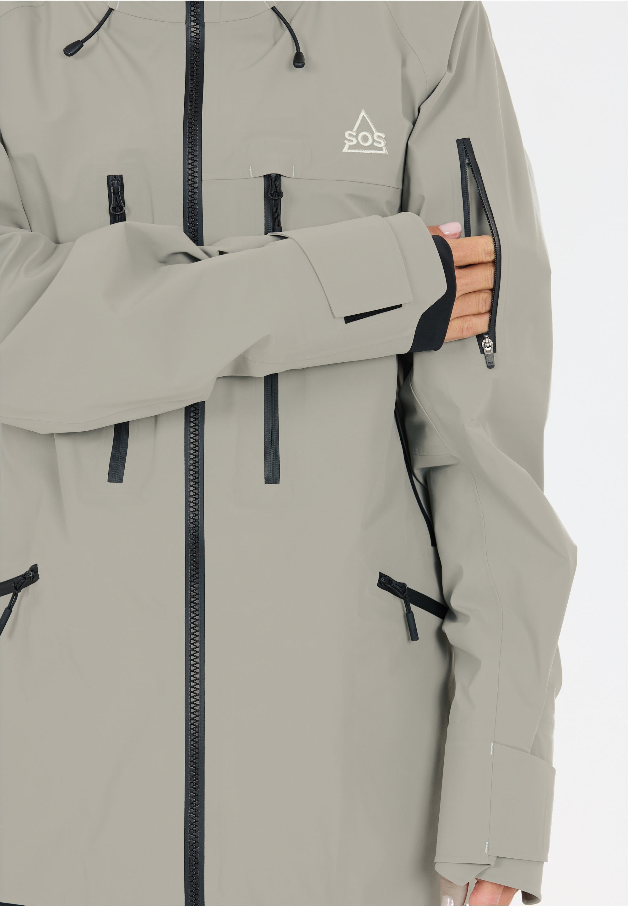SOS Skijacke »Kula« mit wasserdichter Membran
