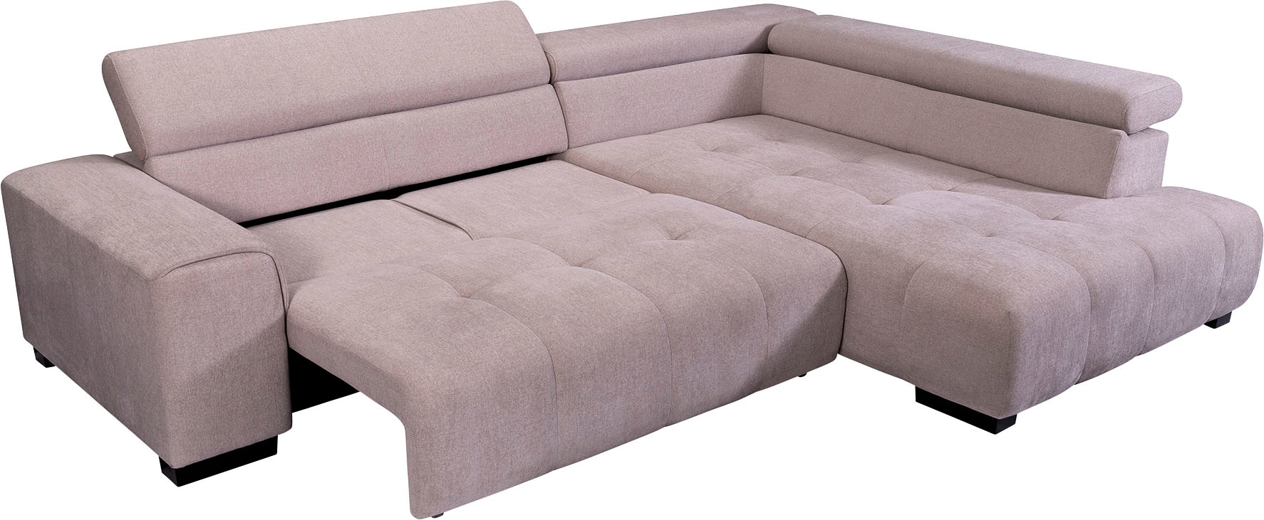 exxpo - sofa Bettfunktion bestellen BAUR mit 3 Kissen verstellbaren | und wahlweise Ecksofa, fashion mit Kopfstützen