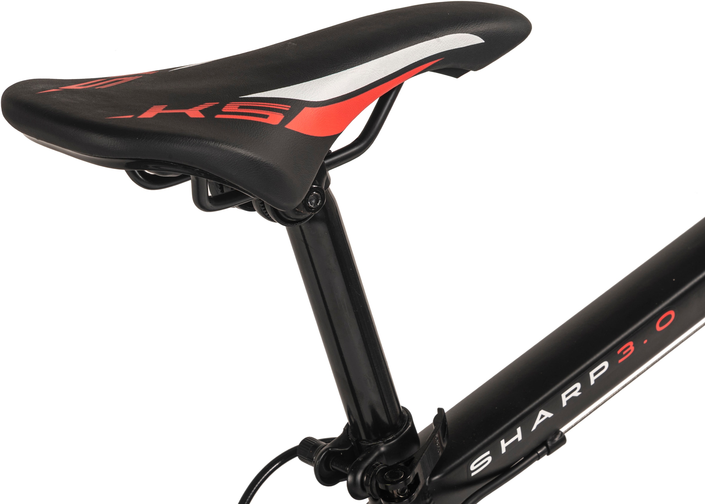 WYLD Mountainbike »Mountainbike Hardtail 26'' Sharp Schwarz-Rot 21 Gänge RH 46 bzw. 51cm«, 21 Gang, Kettenschaltung