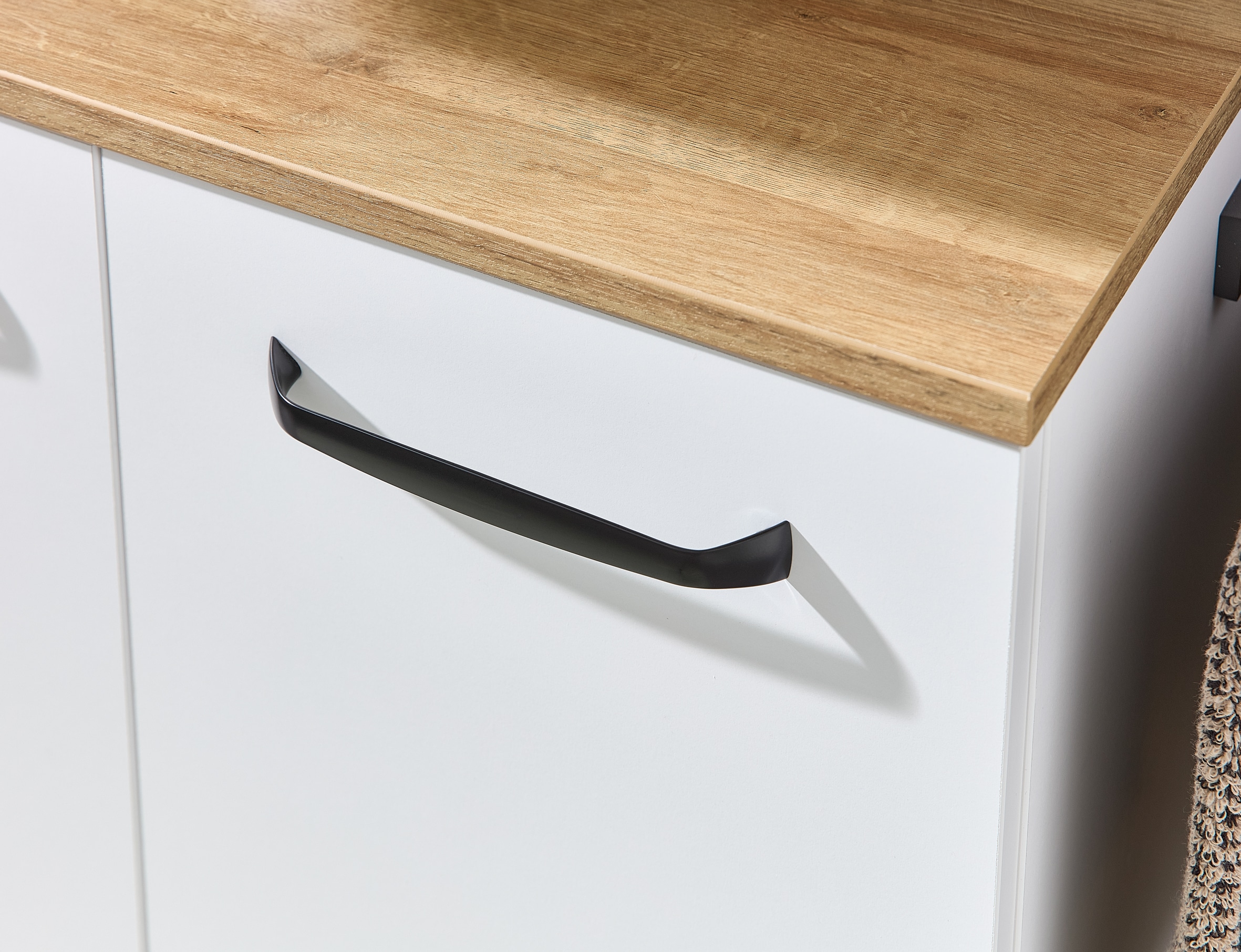 Saphir Badmöbel-Set »Quickset 500, Waschbeckenunterschrank mit Spiegel« 4 Stk. tlg.