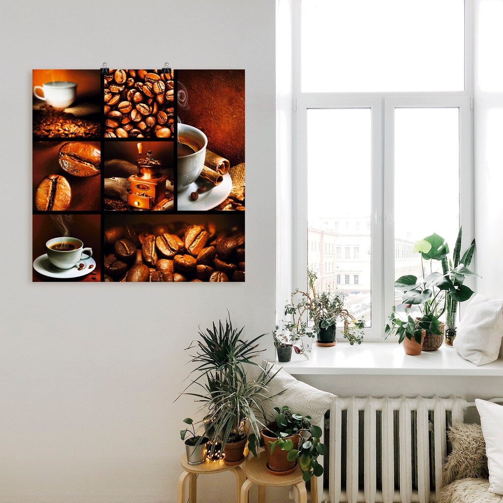 Artland Wandbild »Kaffee Collage«, Getränke, (1 St.)