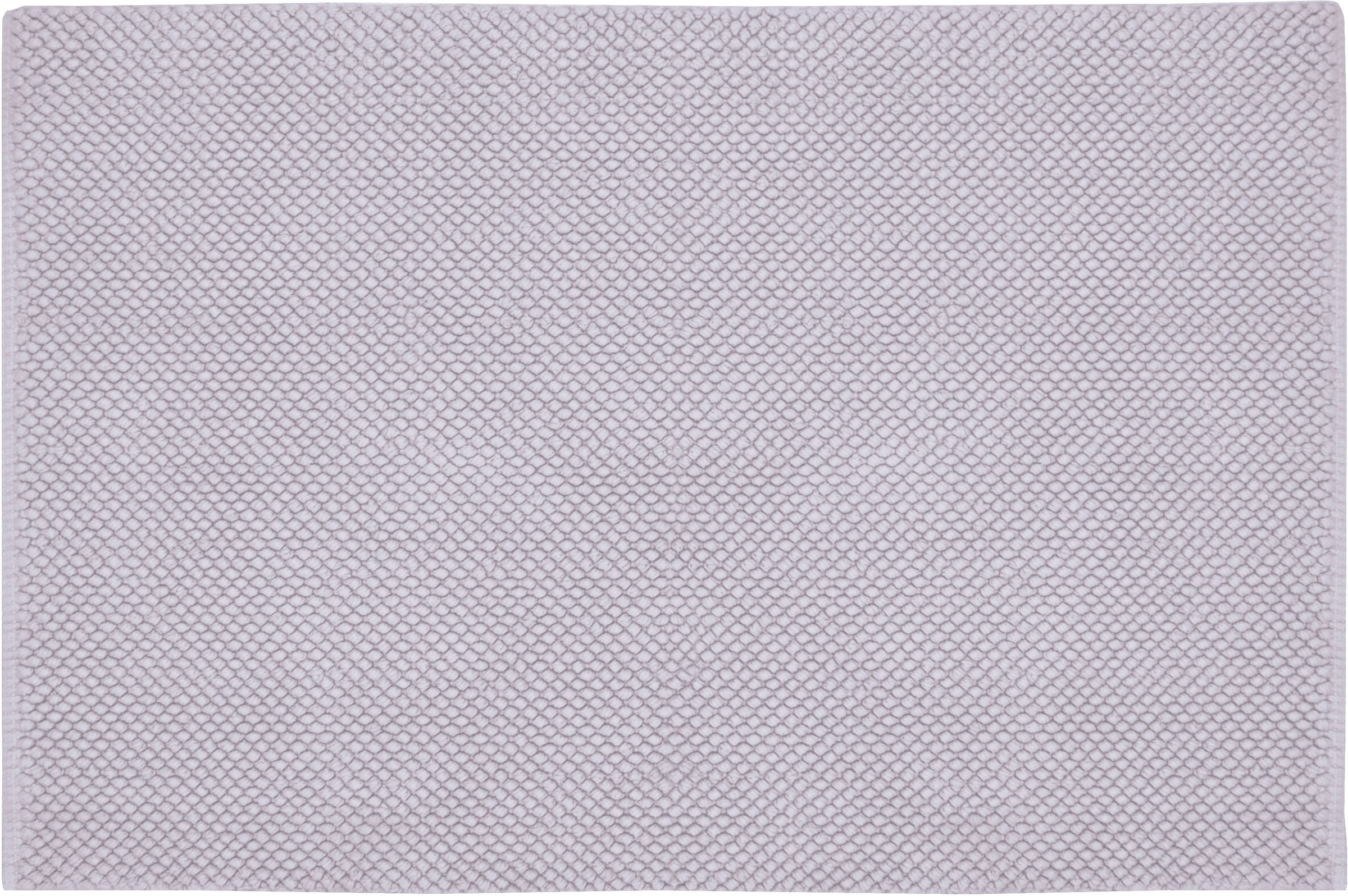 Kleine Wolke Badematte »Punto«, rutschhemmend beschichtet, fußbodenheizungsgeeignet, Badteppich, Uni Farben, Oberfläche reine Baumwolle