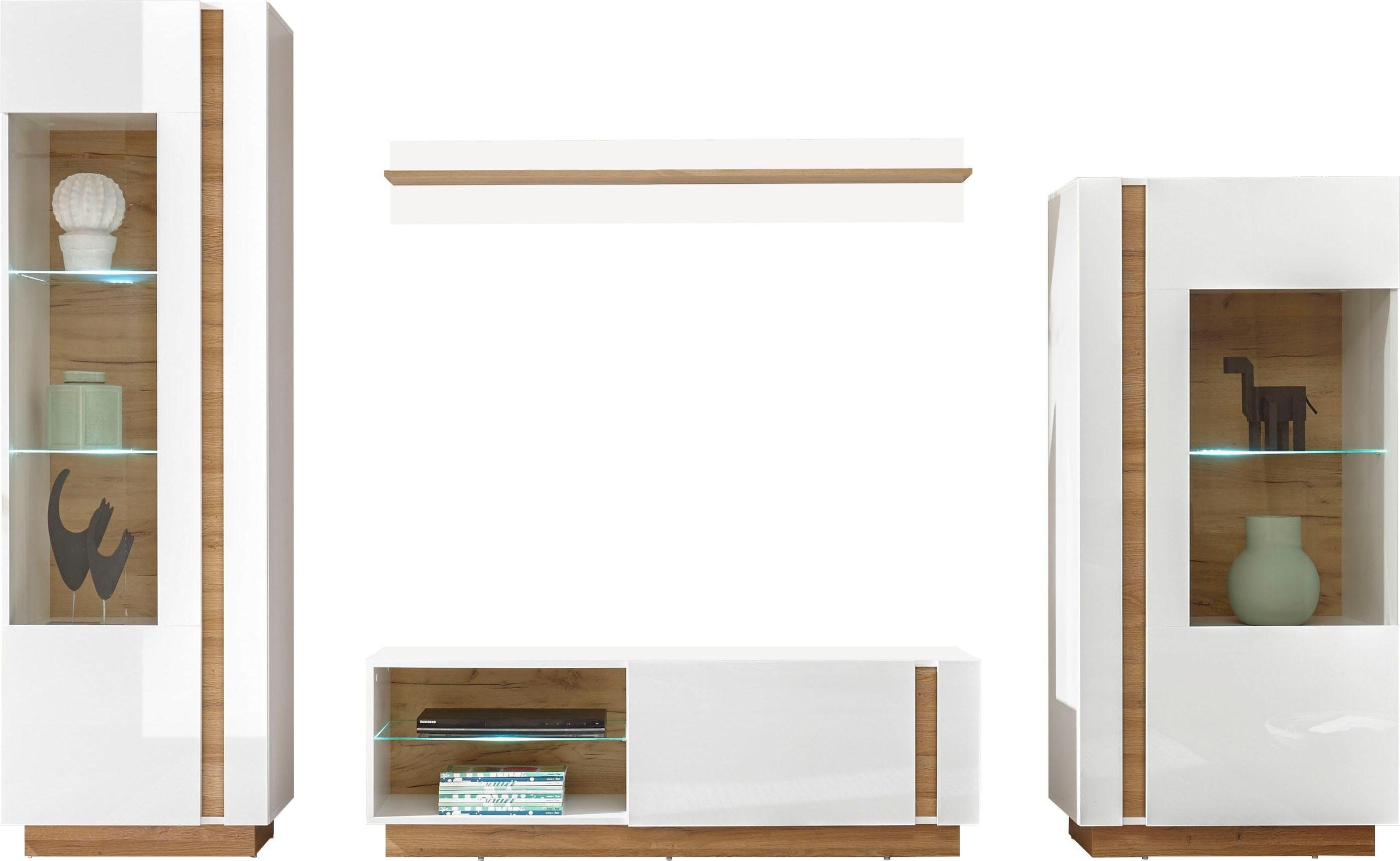 INOSIGN Wohnwand "CLAiR Kombi 21" Set, 4 Stk. tlg. günstig online kaufen