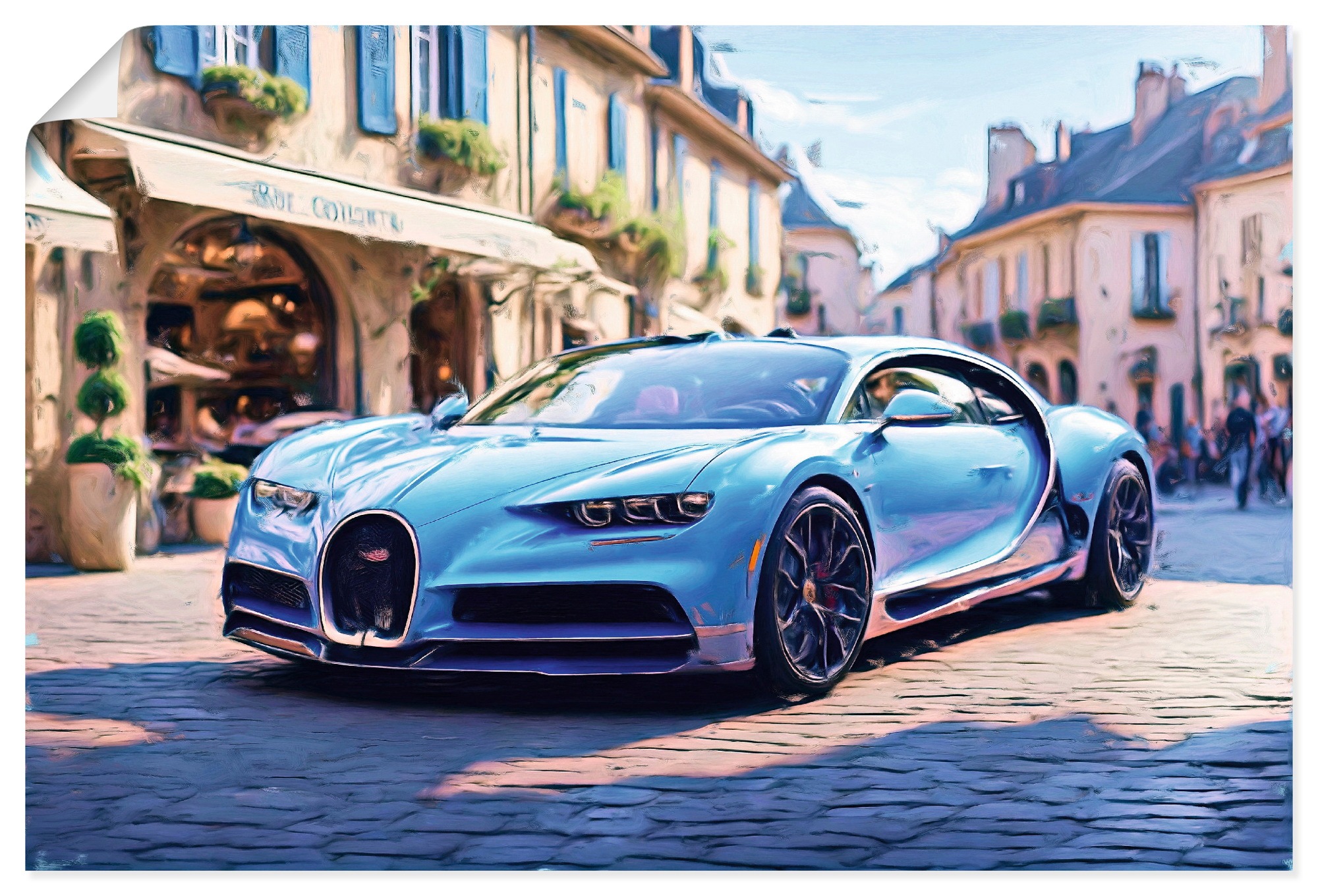 Artland Wandbild "Chiron" Auto 1 Stk. tlg. als Alubild, Leinwandbild, Poster, Wandaufkleber in verschied. Größen