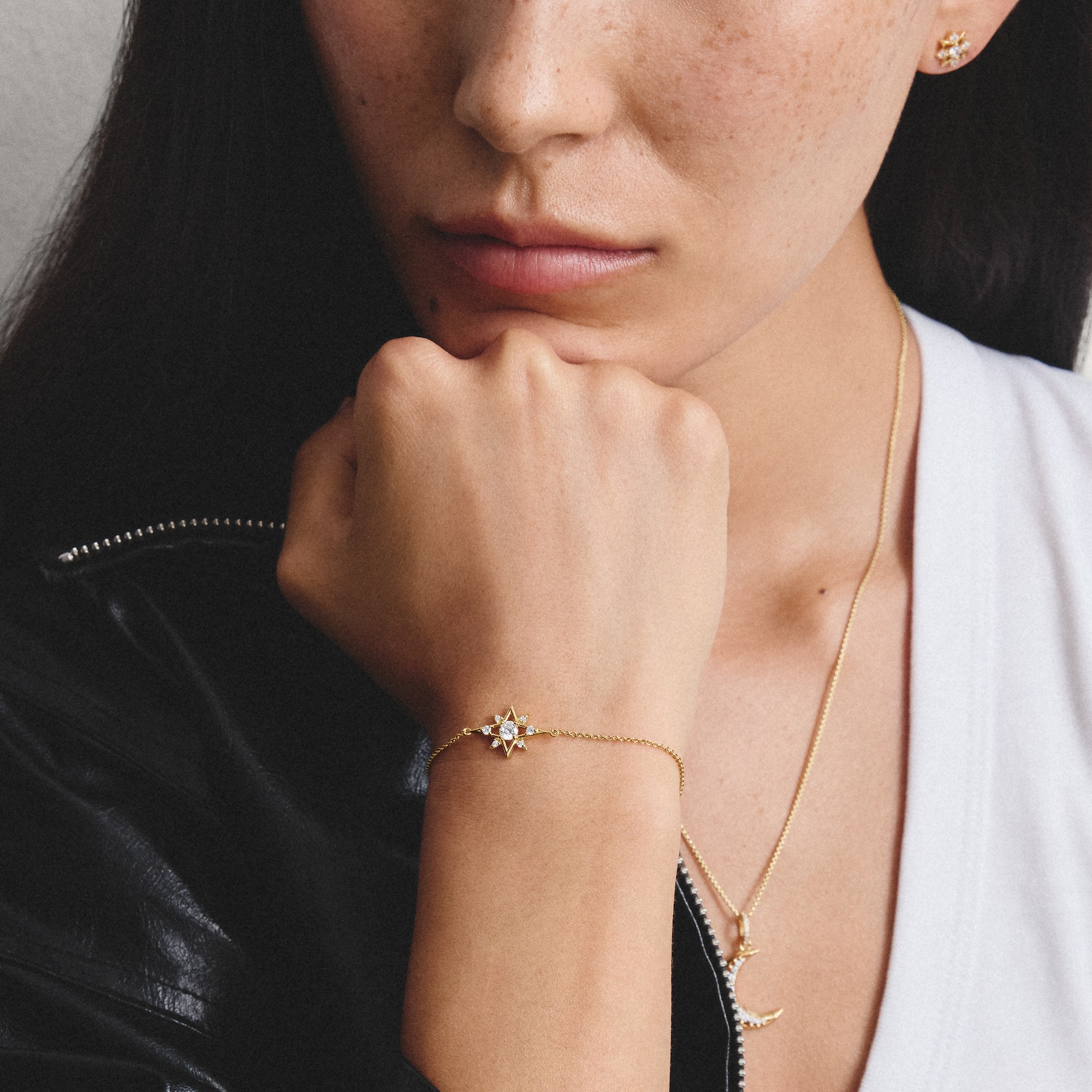 THOMAS SABO Armband »Midnight Sky Armband« mit Zirkonia (synth.)