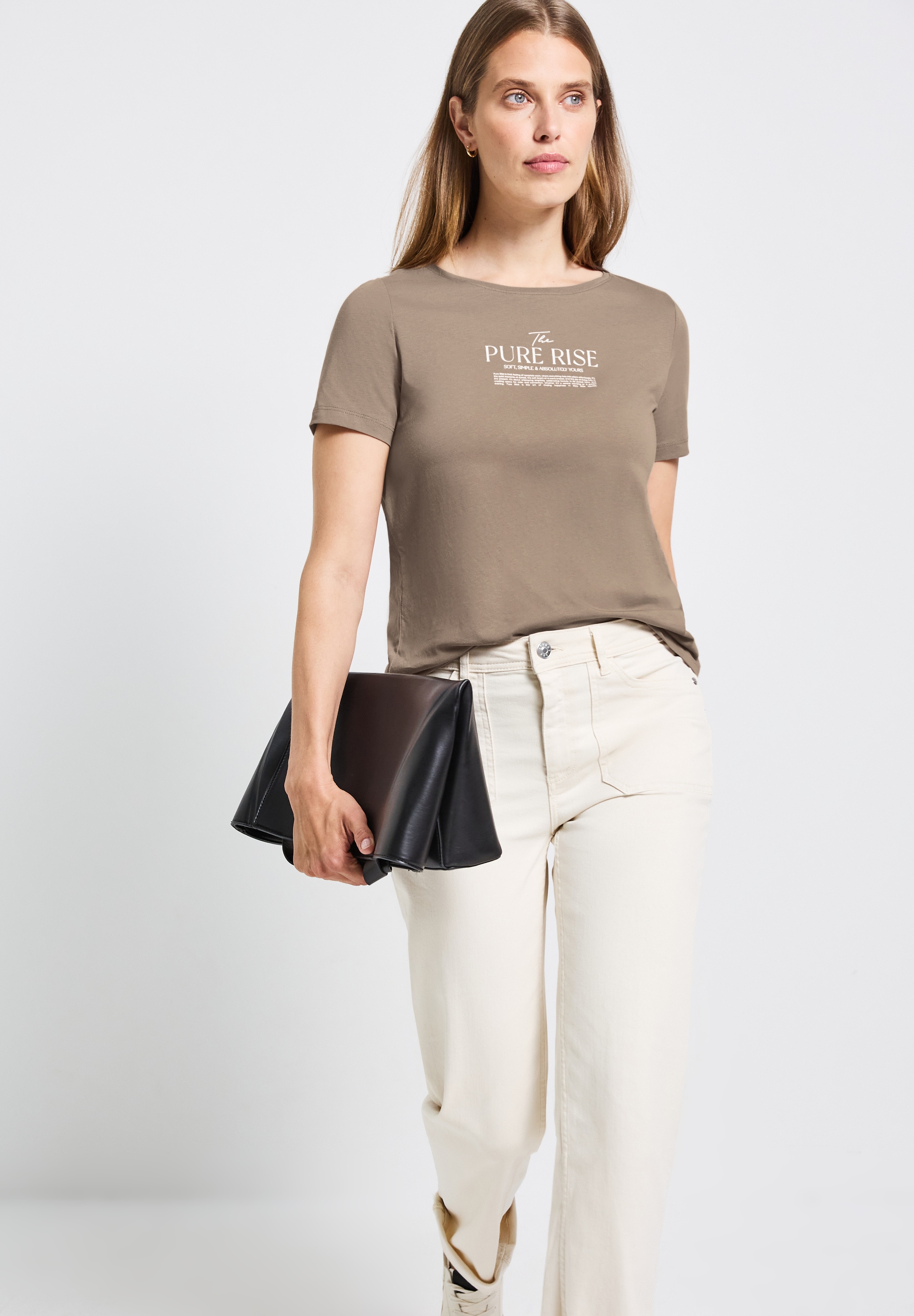 STREET ONE T-Shirt, mit Wording Artwork