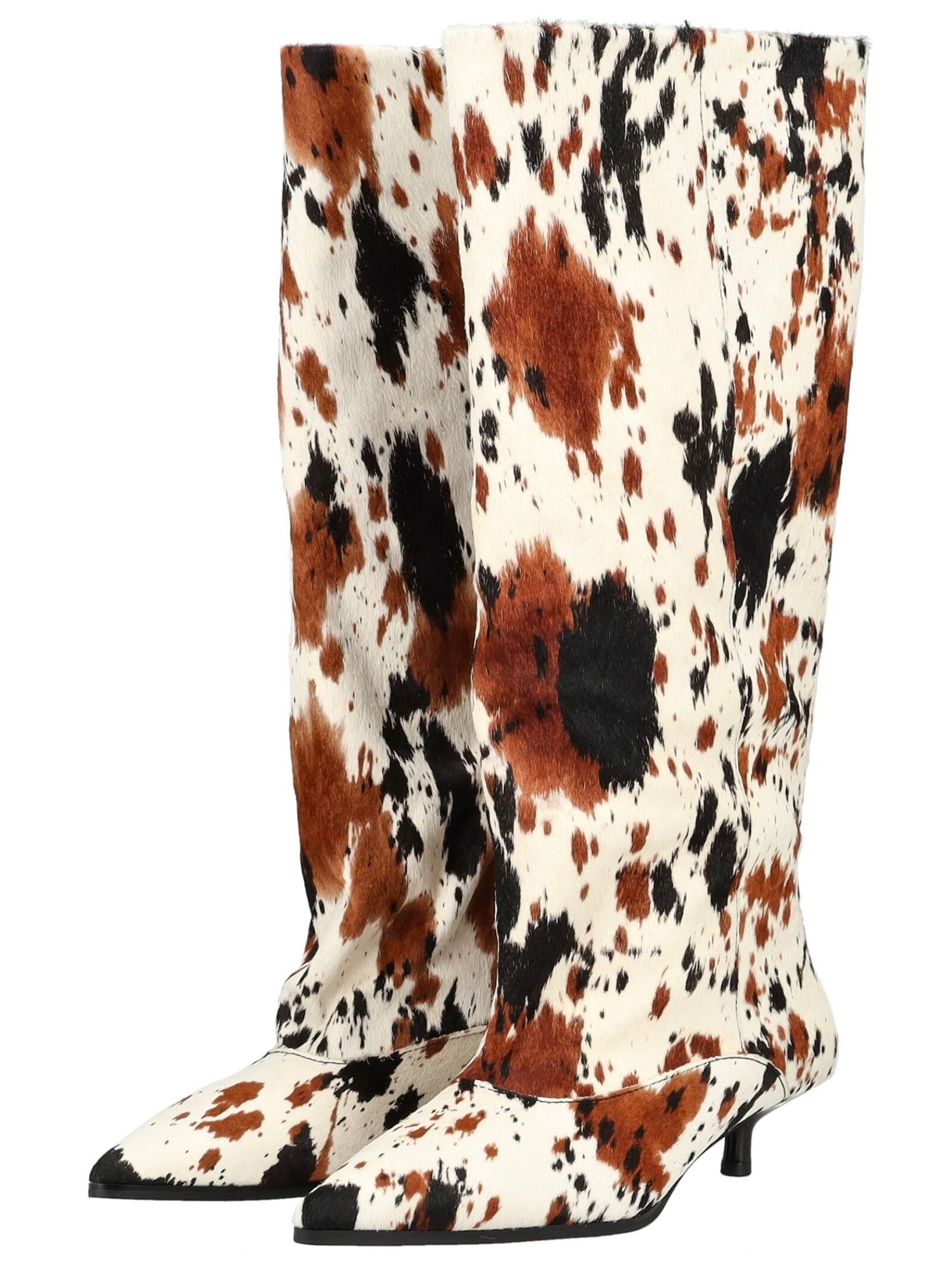INUOVO Boots Leather White/Brown Size 37 3