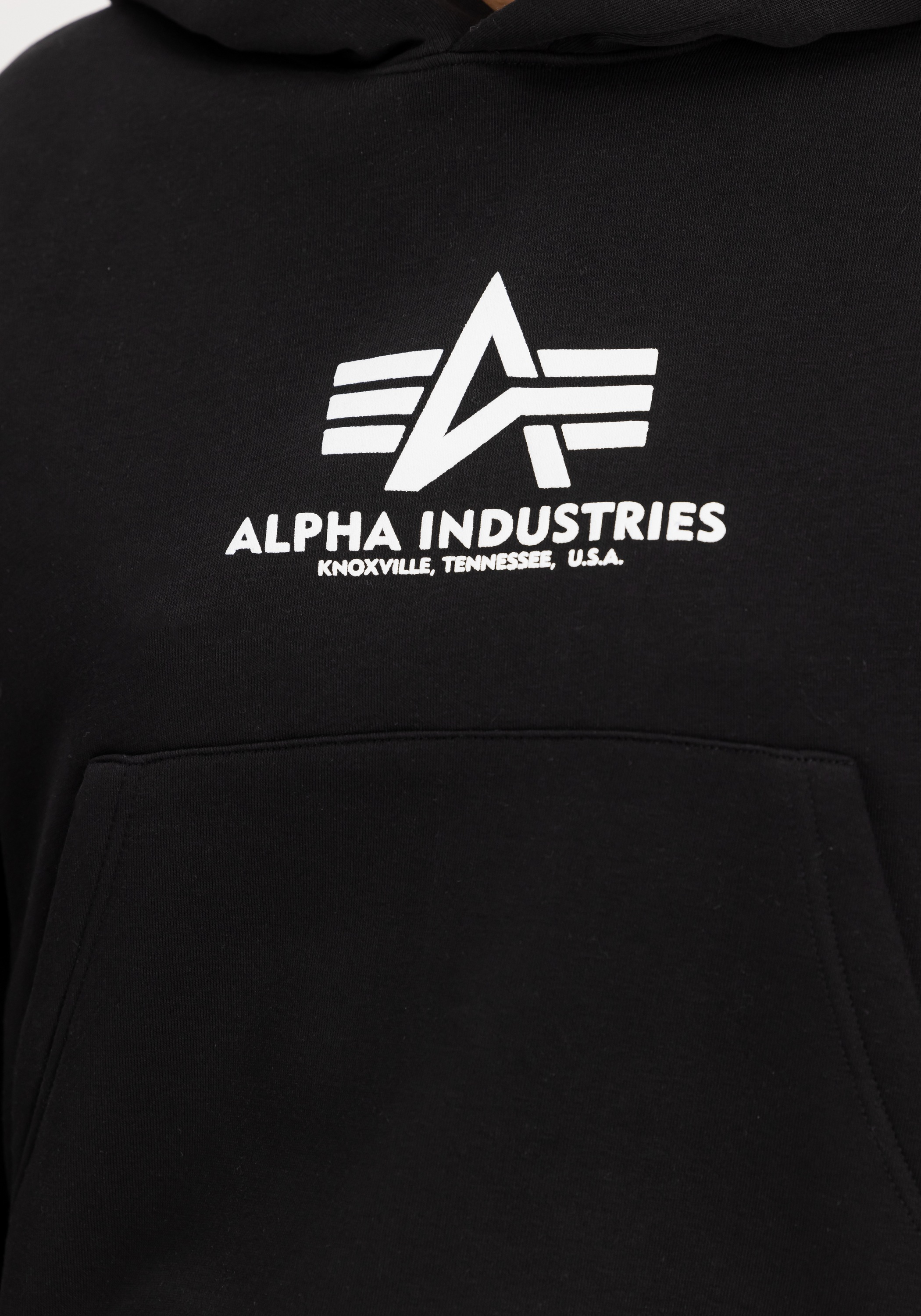 Alpha Industries Sweat à Capuche Basic PP Noir M Femme 3