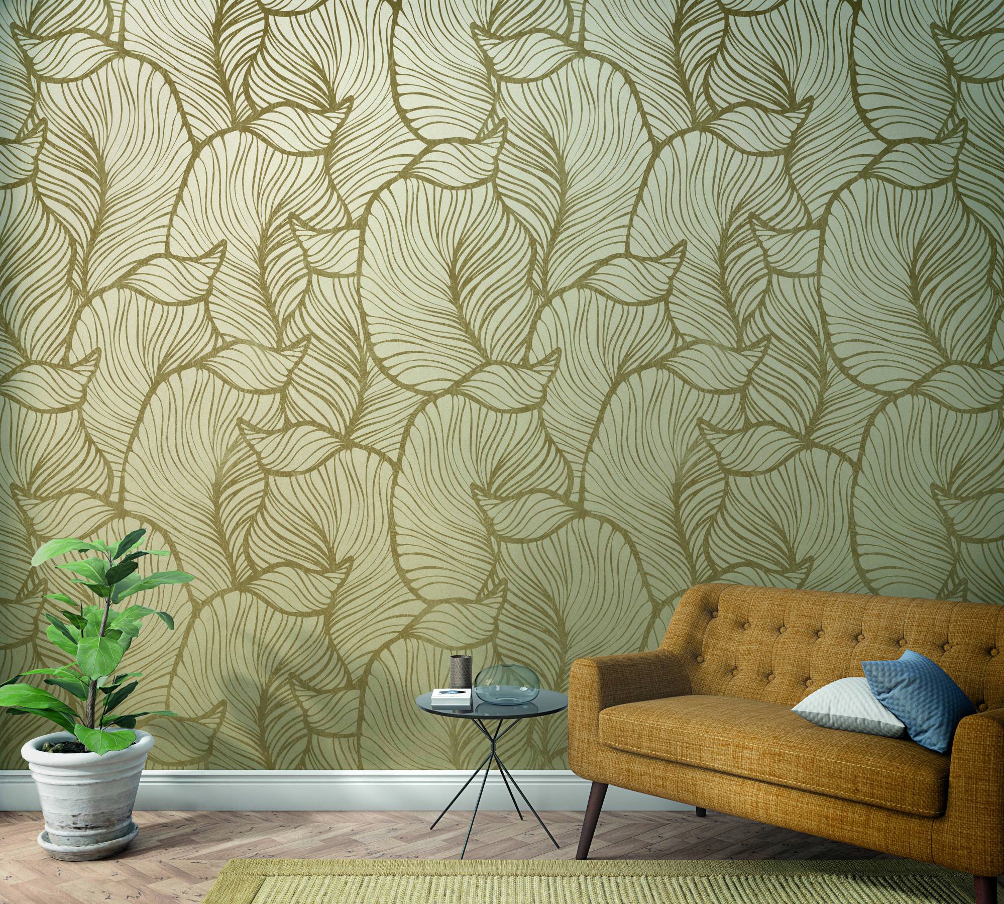 Marburg Fototapete, botanisch, moderne Tapete für Wohnzimmer Schlafzimmer Küche
