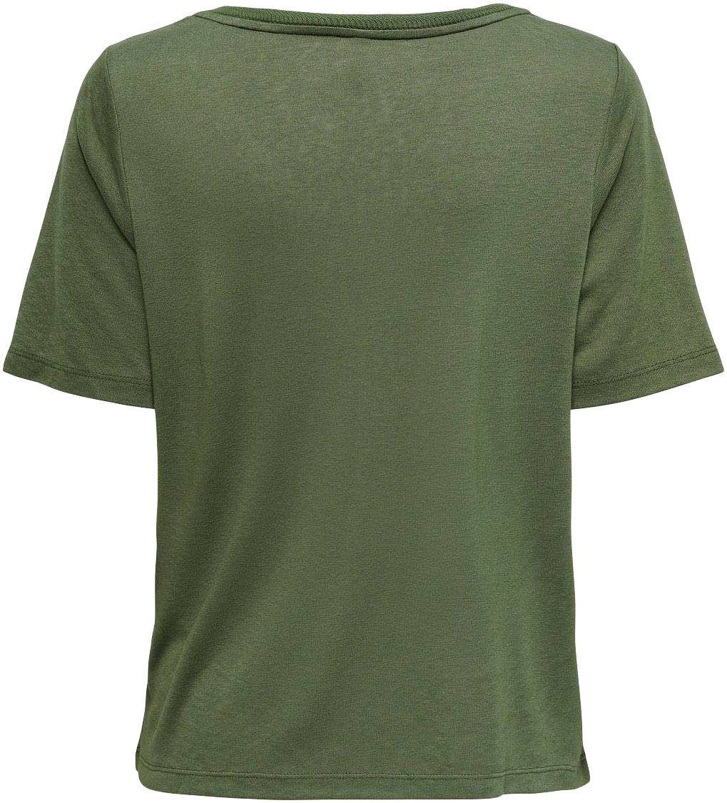 ONLY Kurzarmshirt »ONLELISE S/S V-NECK TOP JRS NOOS«