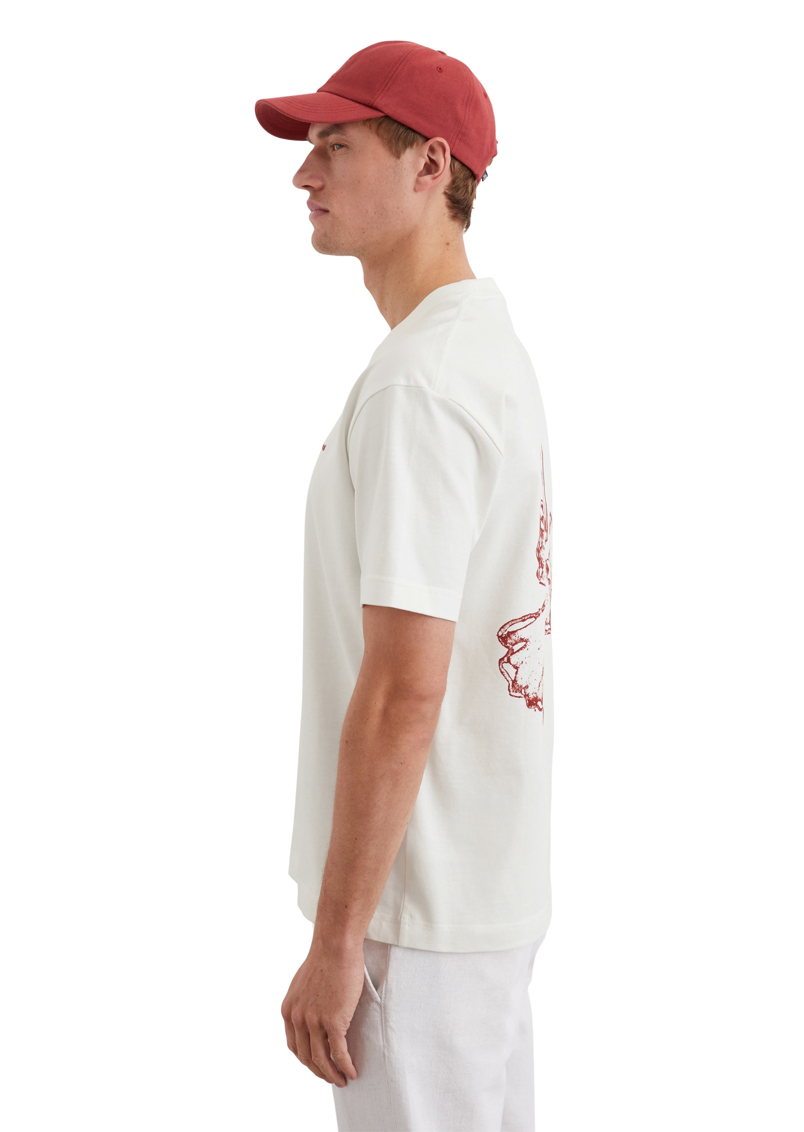 Marc O'Polo T-Shirt »mit Rückenprint«