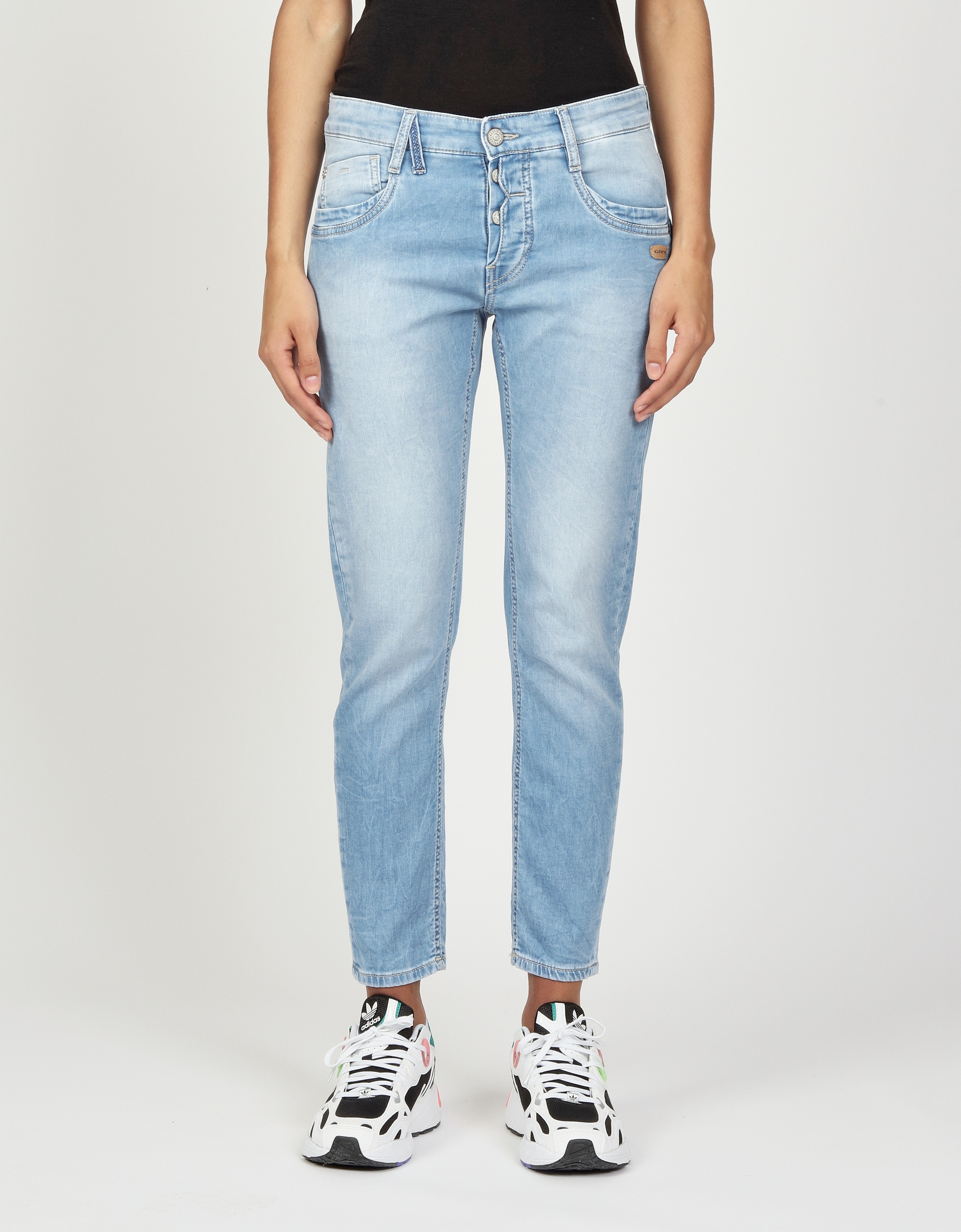 GANG Relax-fit-Jeans "GANG Jeans Relaxed Fit 94GERDA CROPPED" günstig online kaufen