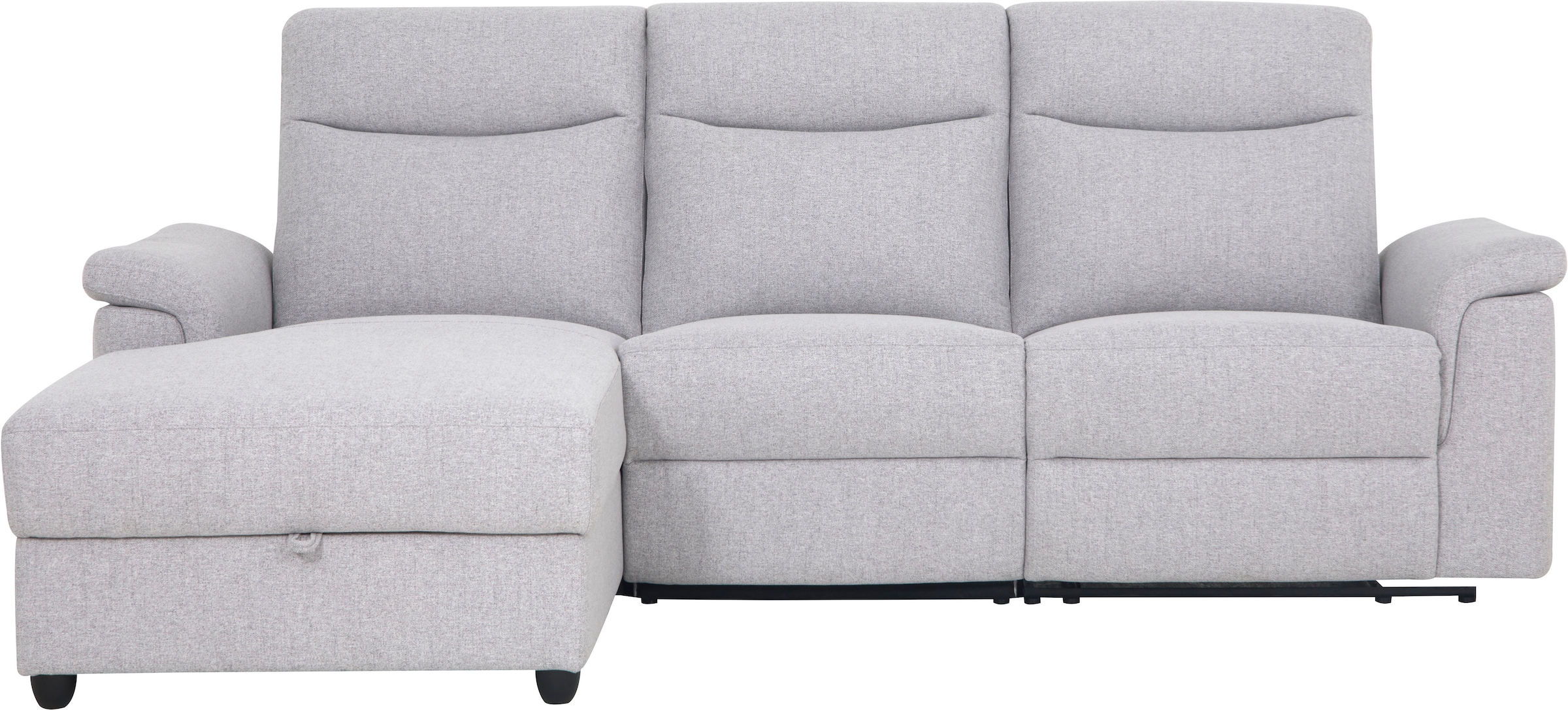 Home affaire Ecksofa "BRIONNE, L-Form, 255cm, manuelle u. elektrische Funkt günstig online kaufen