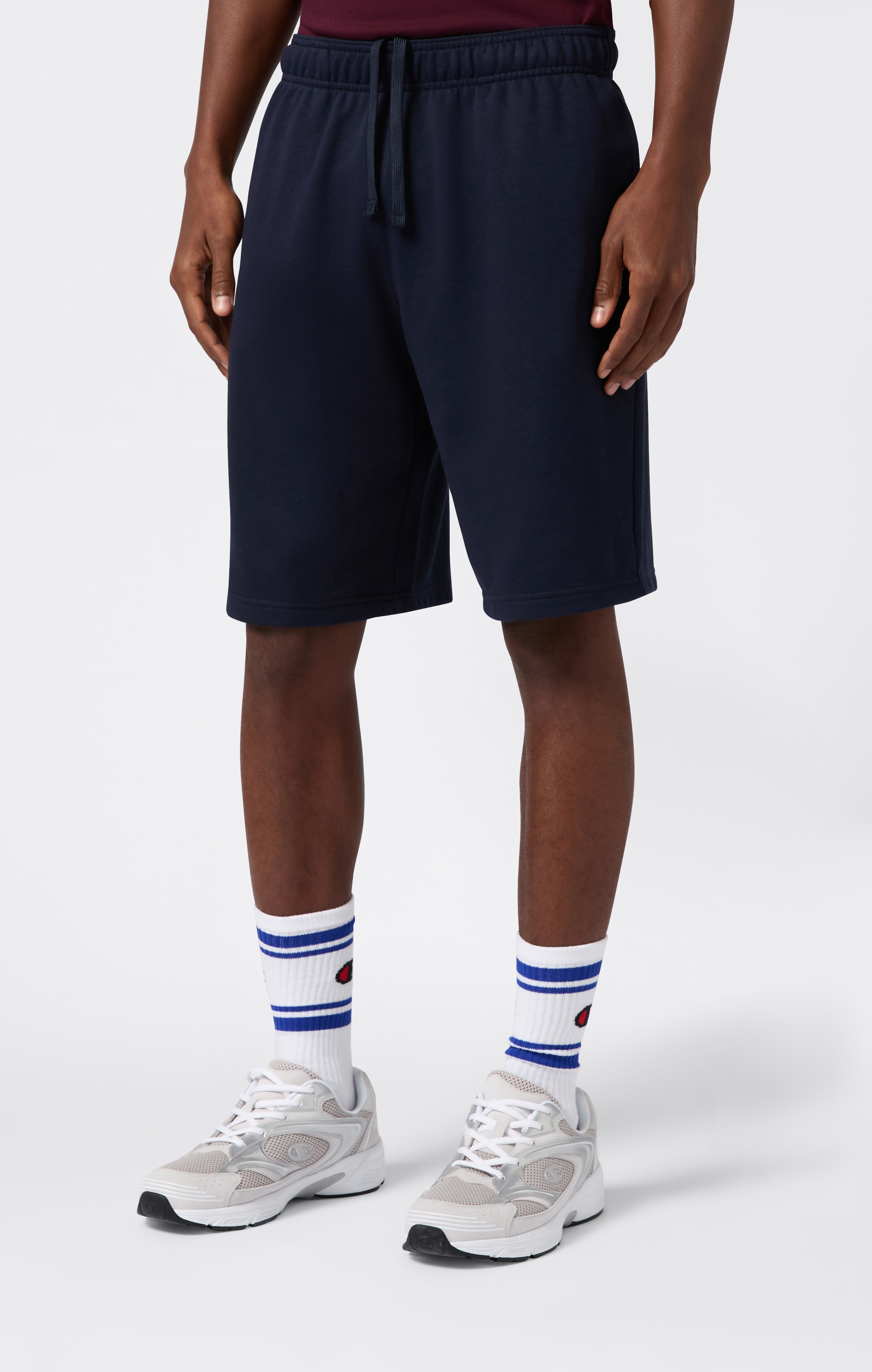 Champion Sweatshorts "BASICS Terry Shorts Large Logo" mit großem Logo, aus Baumwolle und Polyester