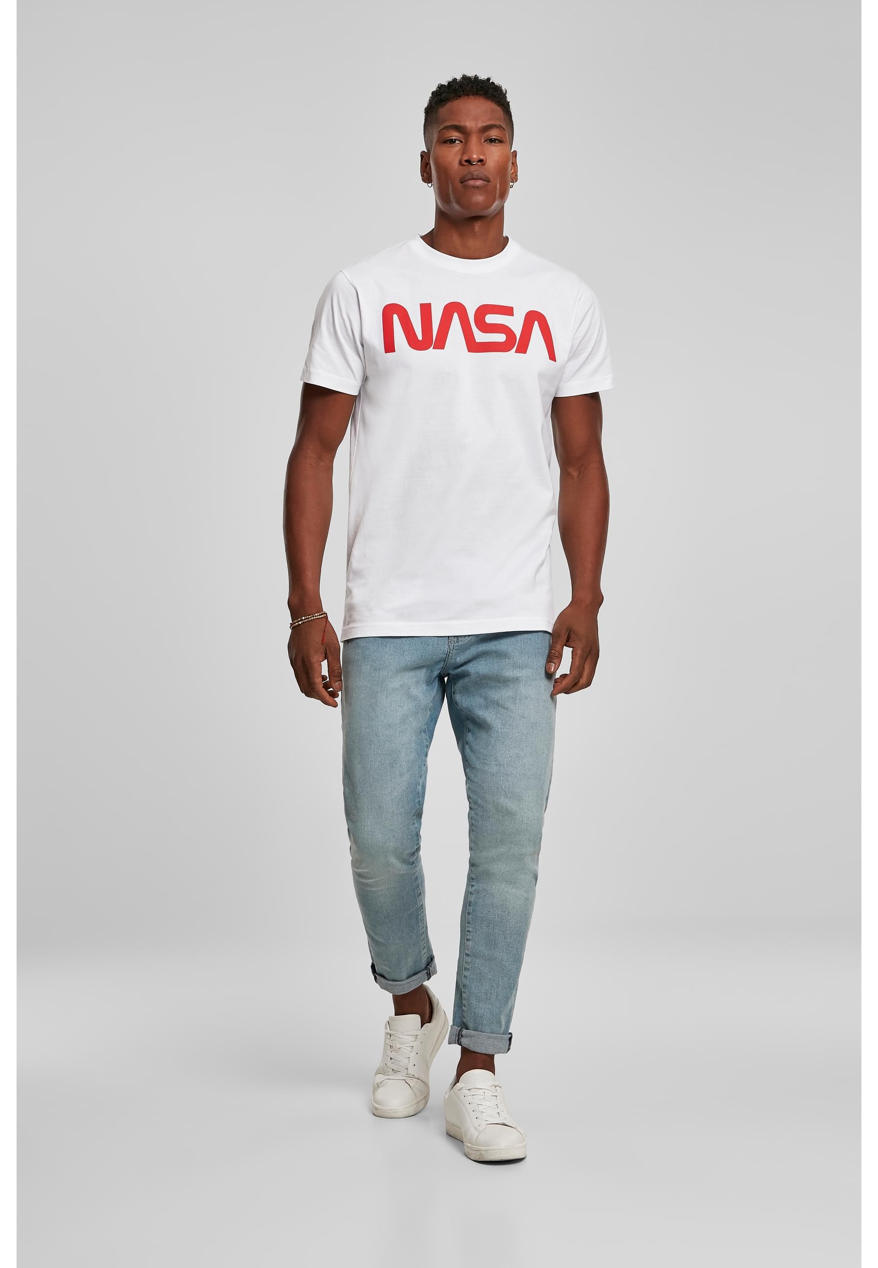 MisterTee T-Shirt »MisterTee Herren NASA Worm Tee«, (1 tlg.)