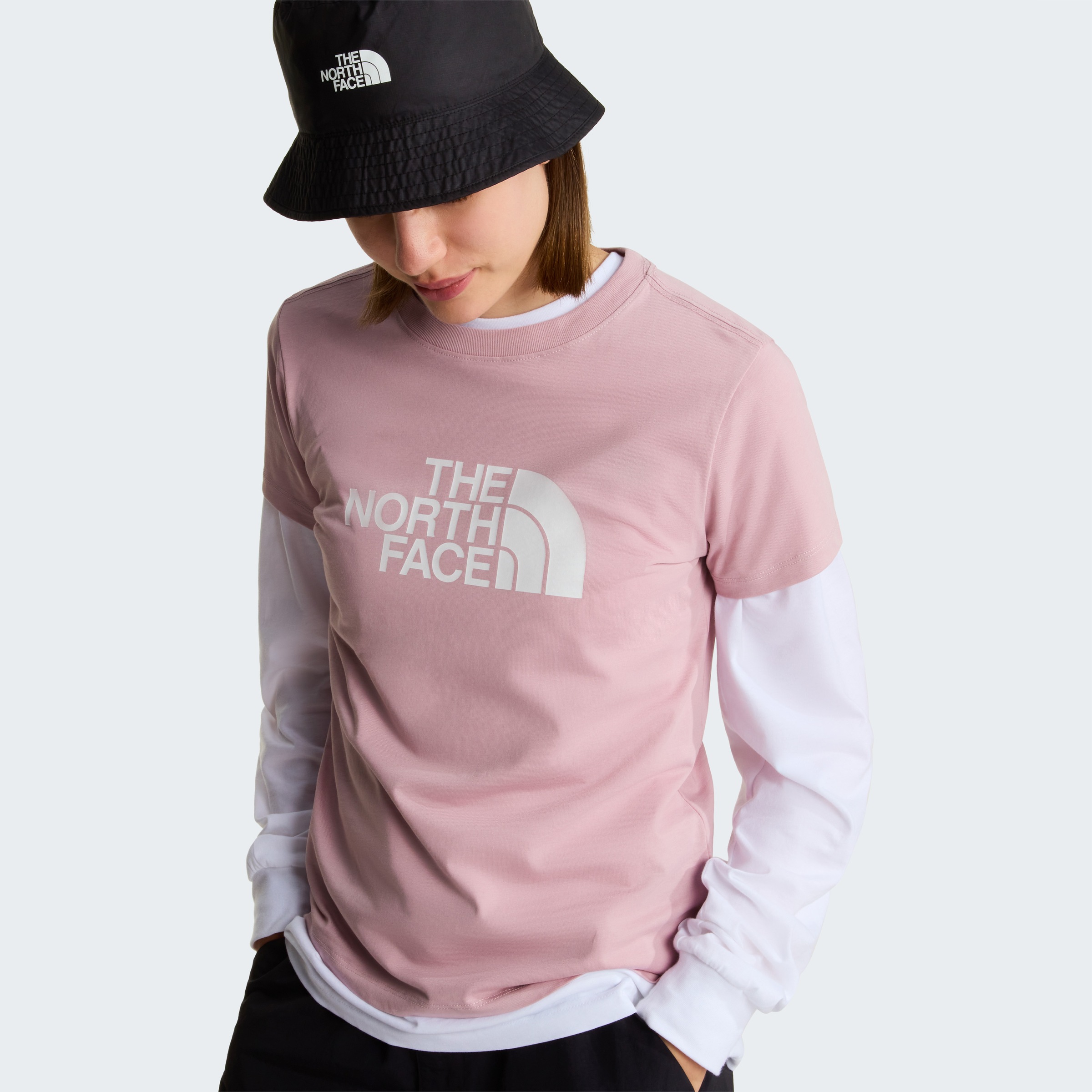 The North Face T-Shirt "W EVOLUTION HALF DOME SLIM SHORT SLEEVE TEE" schmal günstig online kaufen