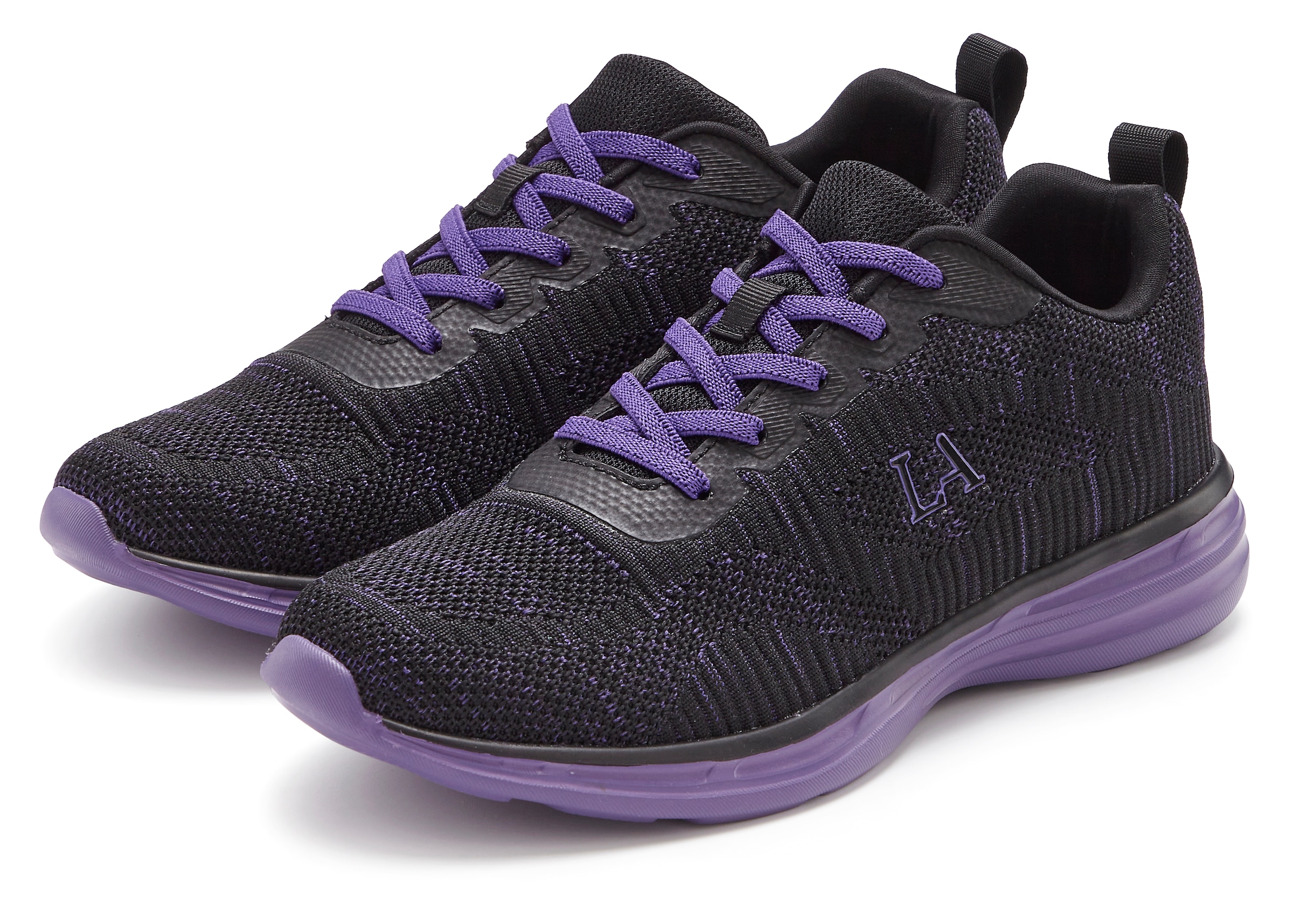 LASCANA ACTIVE Sneaker "Halbschuh," Schnürverschluss, Textilfutter VEGAN günstig online kaufen