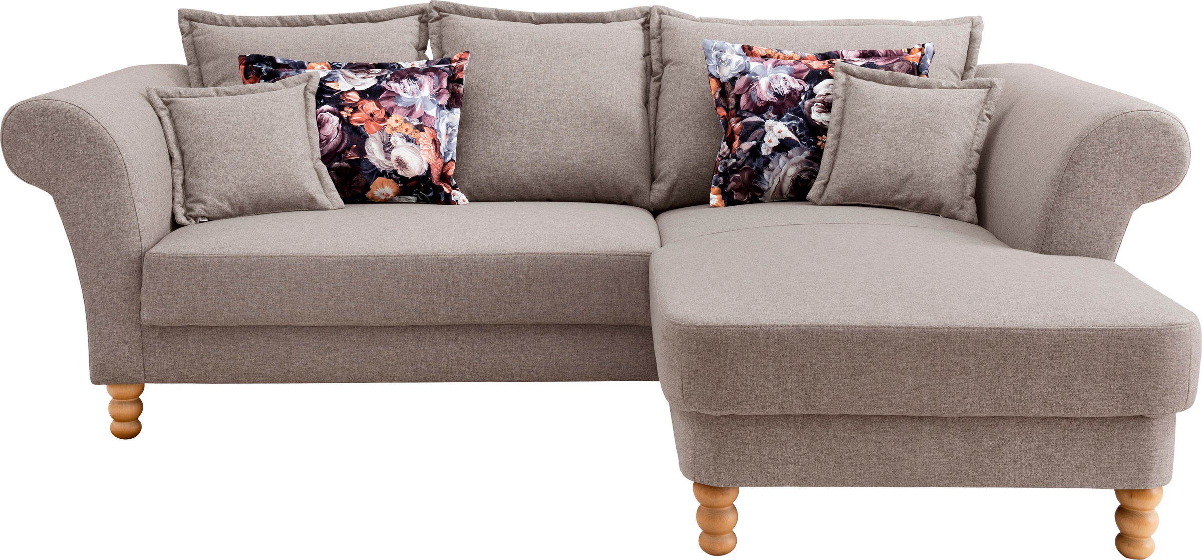 Home affaire Ecksofa "Tassilo Mega Polsterecke mit Kaltschaum im Sitz, bequ günstig online kaufen