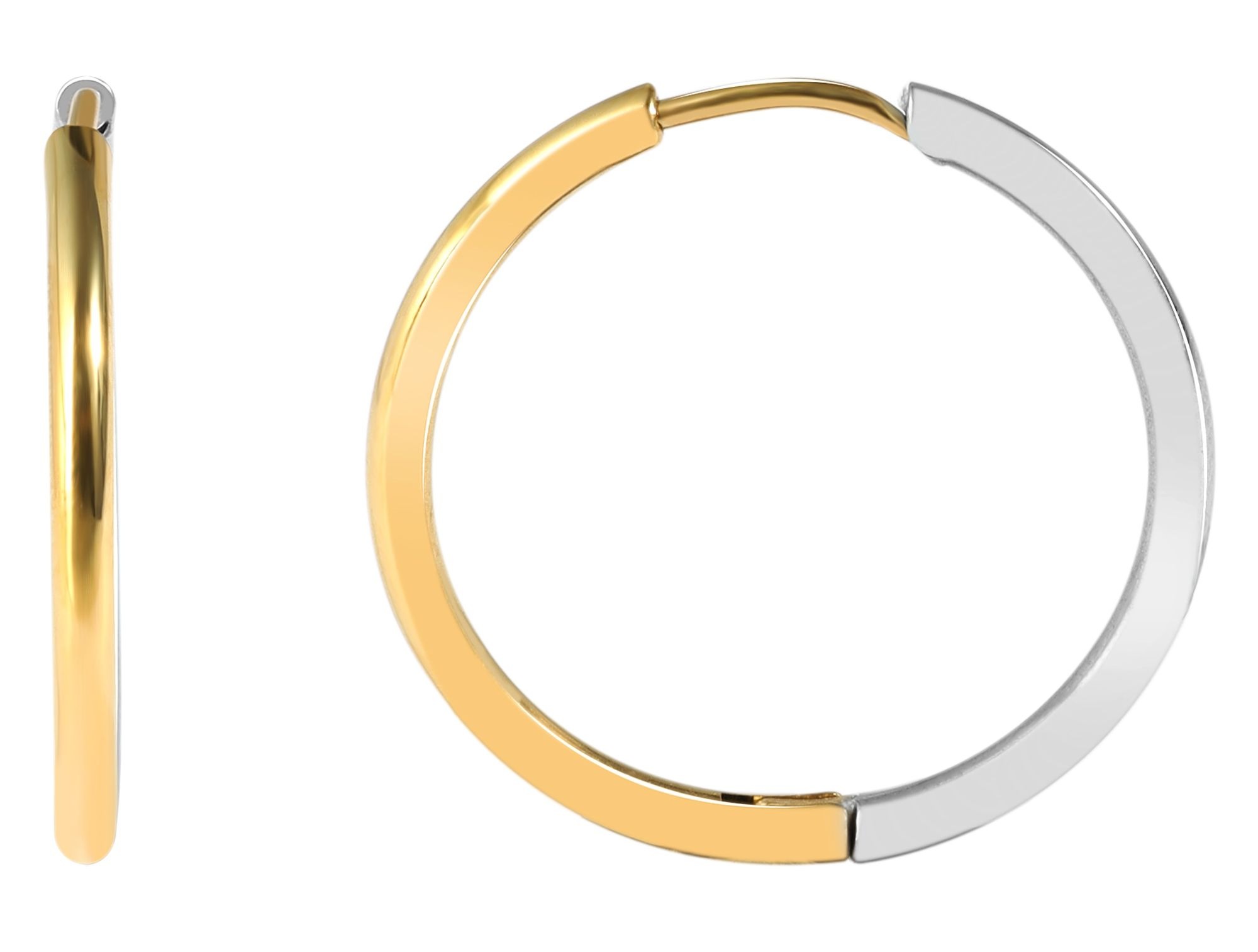 Adelia´s Klappcreolen »Damen Ohrringe – Klappcreole aus Edelstahl« Zum Verschenken an Menschen, die Ihnen am Herzen liegen