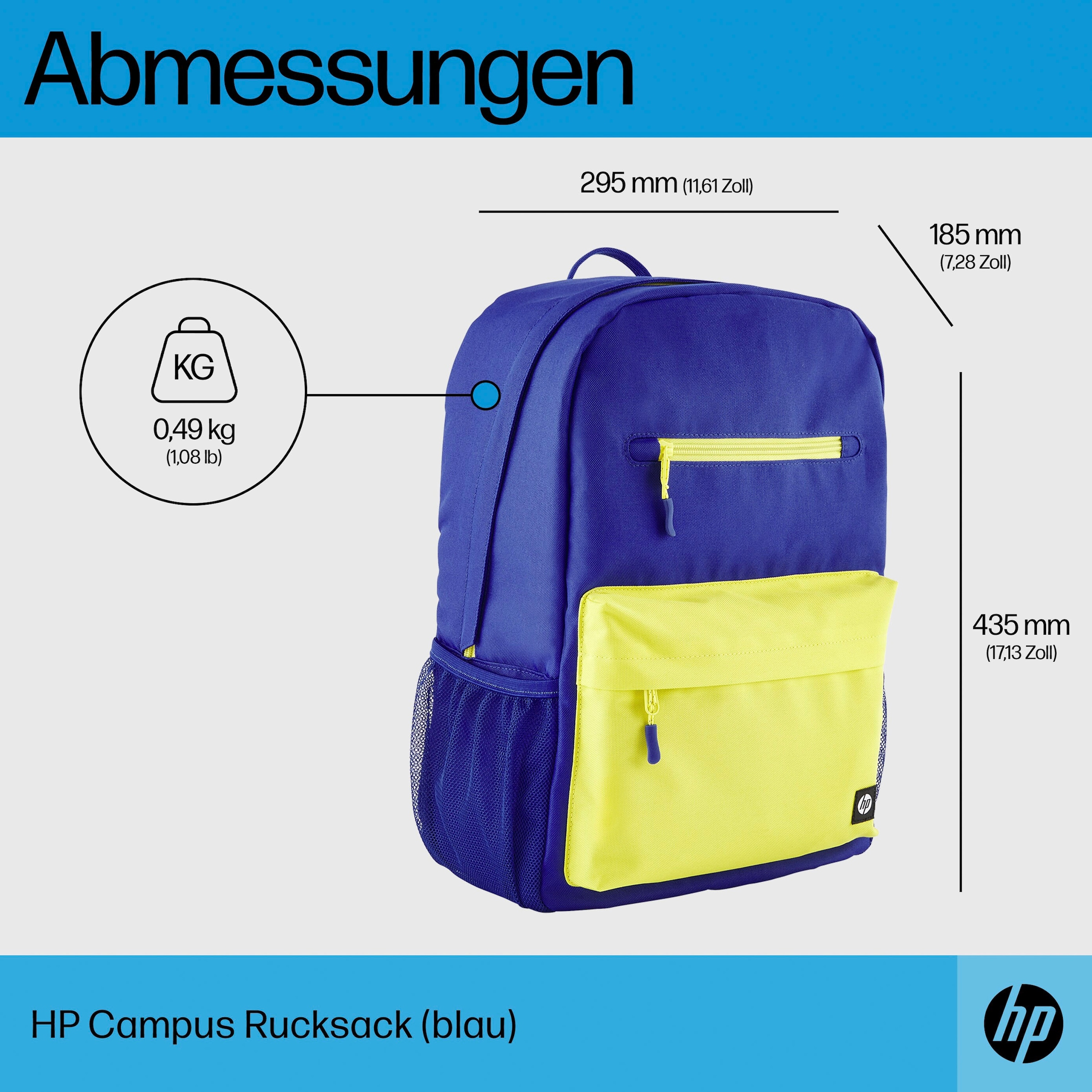 HP Notebook-Rucksack »Campus Blue«