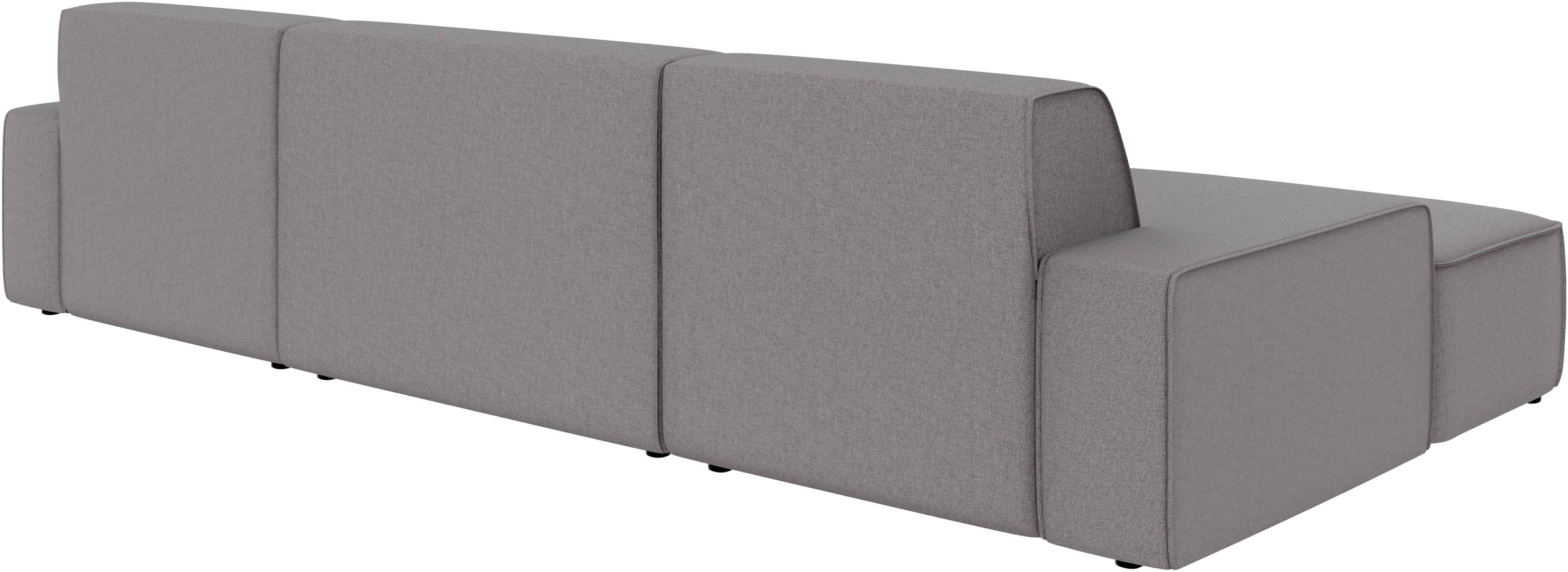 TRENDMANUFAKTUR Wohnlandschaft »Graz, wahlweise mit Sitzvorschub und Bettkasten, U-Form, Breite 329 cm«, in Cord-, haustierfreundlichem LEO Struktur- oder LUMOS-3D-Bezug