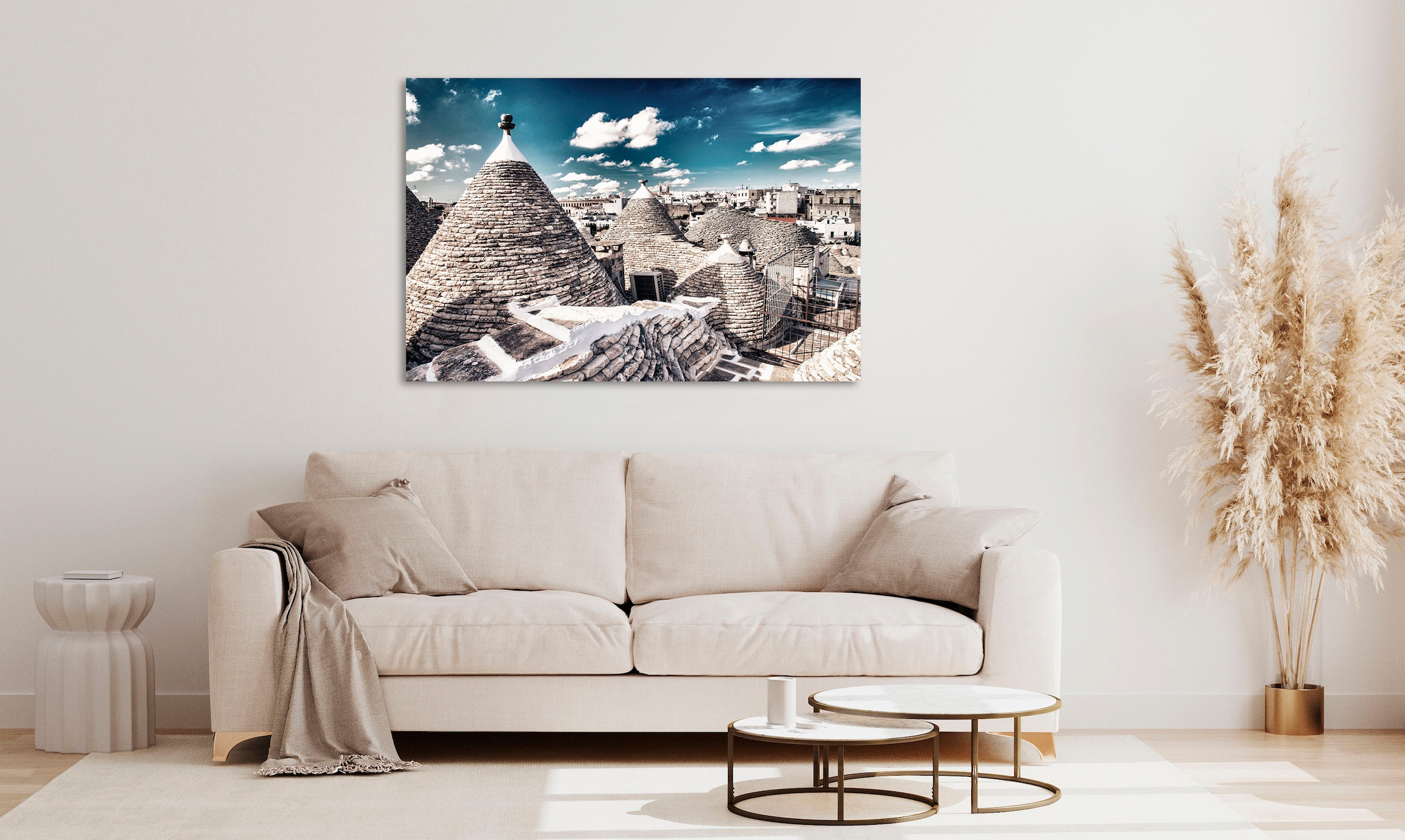 queence Acrylglasbild "Ellos" Himmel  Italien  Landschaft  Stadt 1 Stk. tlg günstig online kaufen