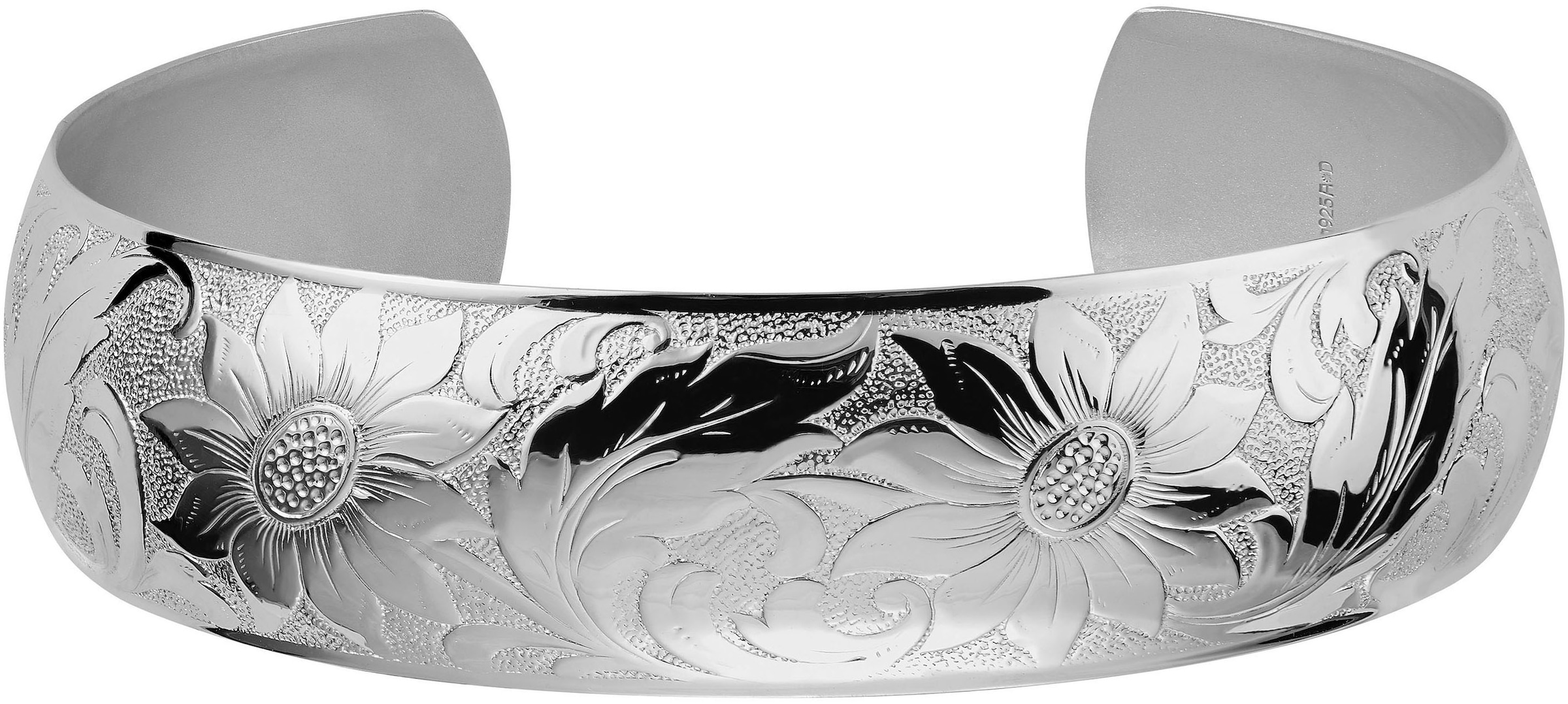 Firetti Armspange »Schmuck Geschenk Silber 925 Armschmuck Armband Blüten-Dekor«, Made in Germany