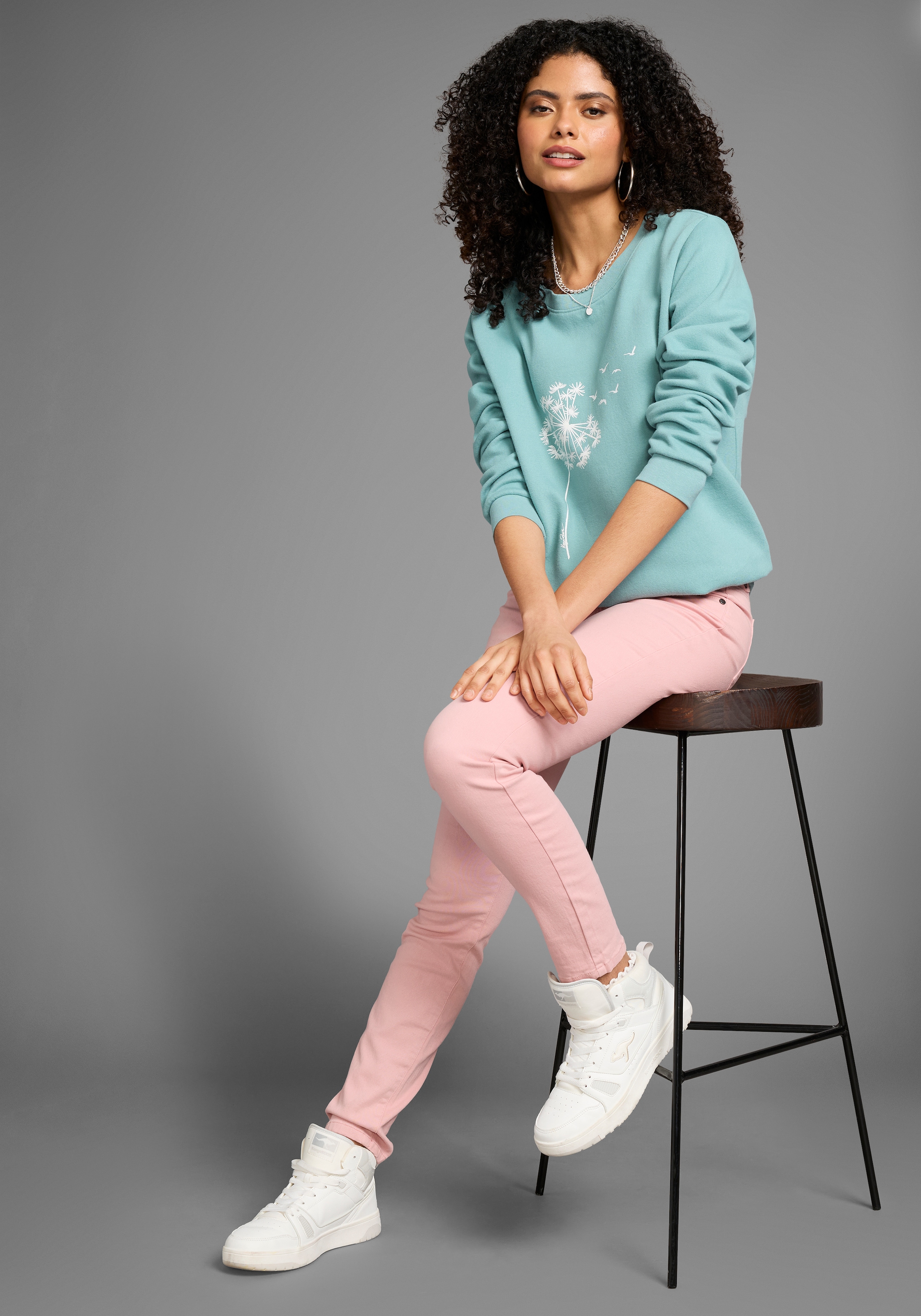 KangaROOS Sweatshirt, mit Frontdruck - NEUE KOLLEKTION