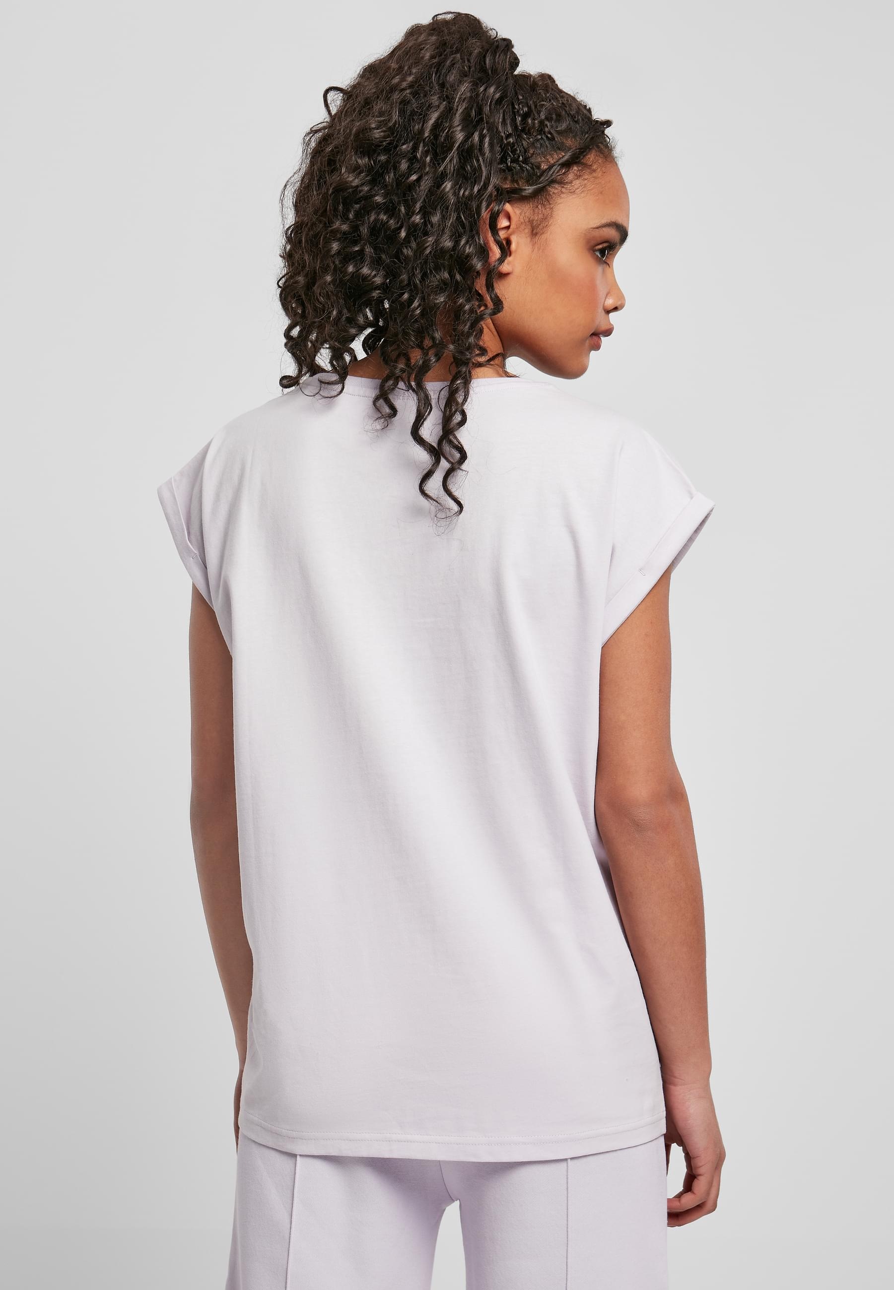 URBAN CLASSICS Kurzarmshirt »Urban Classics Damen Ladies Organic Extended Shoulder Tee«, (1 tlg.)