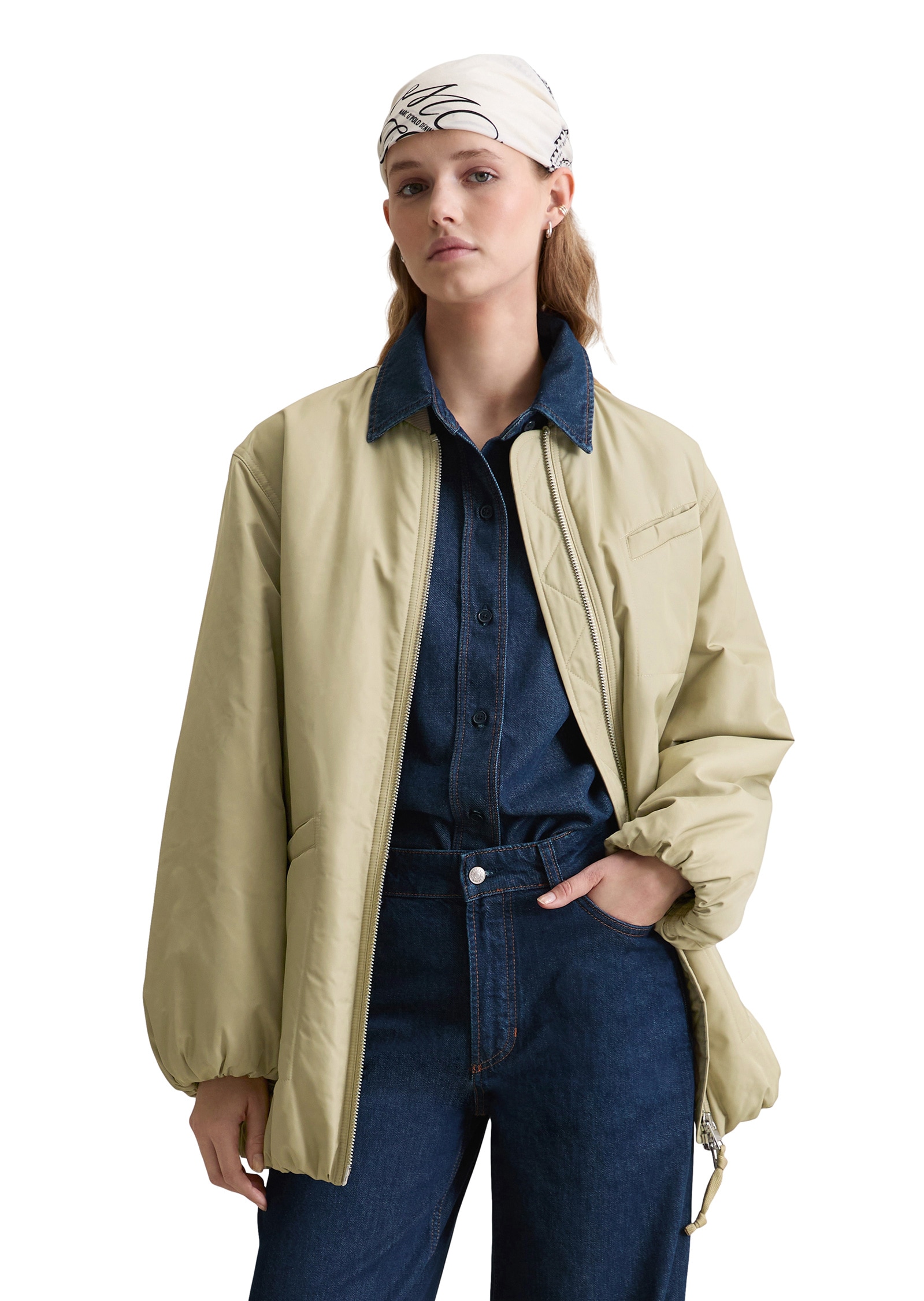 Marc OPolo DENIM Kurzmantel "aus recyceltem Polyester" günstig online kaufen