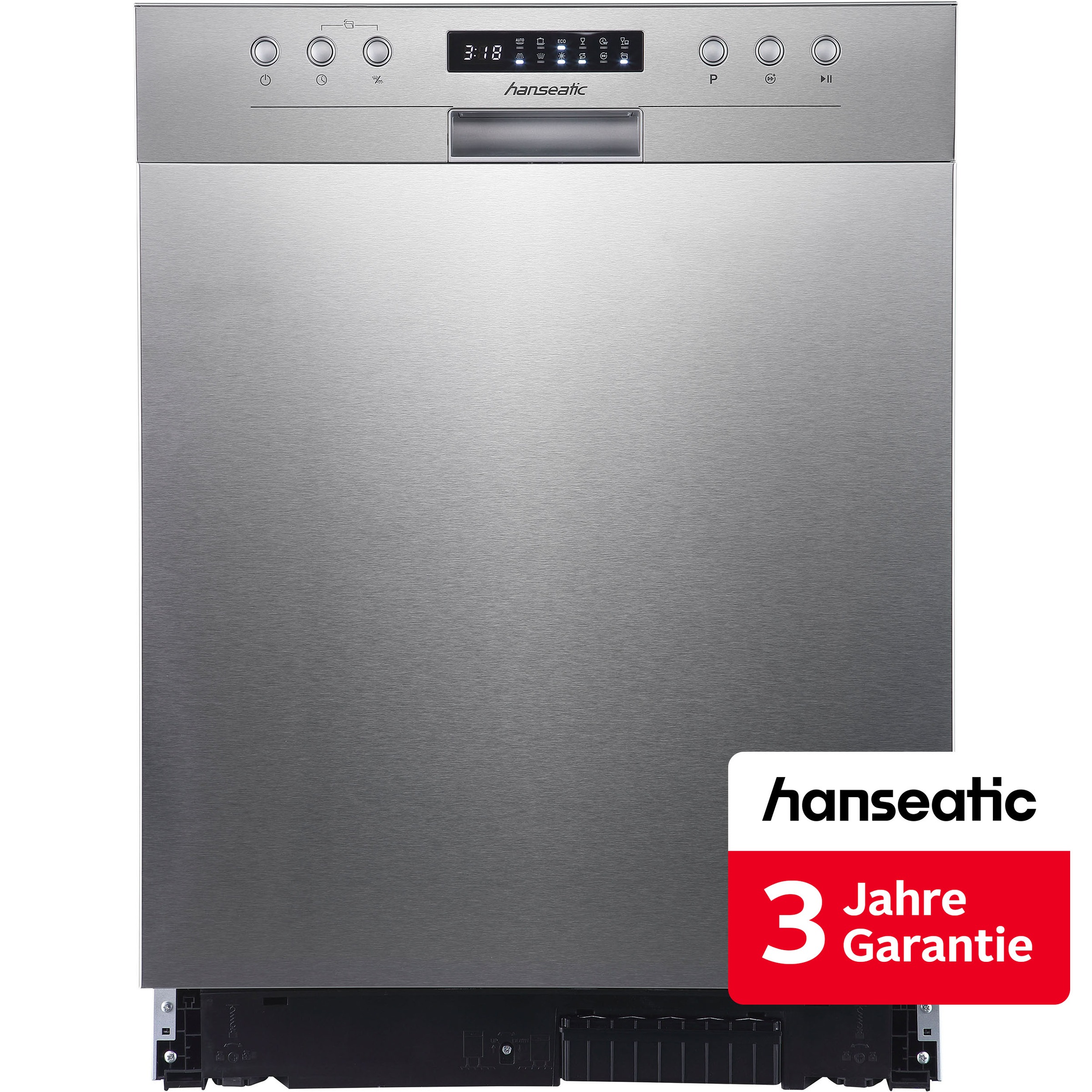 Hanseatic Unterbaugeschirrspüler "HGU6082C13J7709DI" 13 Maßgedecke inkl. 3 Jahre Herstellergarantie