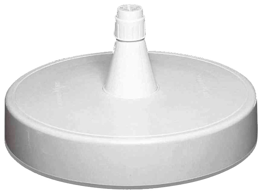 Kunststoffschirmständer SUNGARDEN, Ø:85cm, weiß, Kunststoff, Schirmhalterungen, für Ampelschirme »Easy Sun Schirme«, bis 150 kg füllbar mit Sand