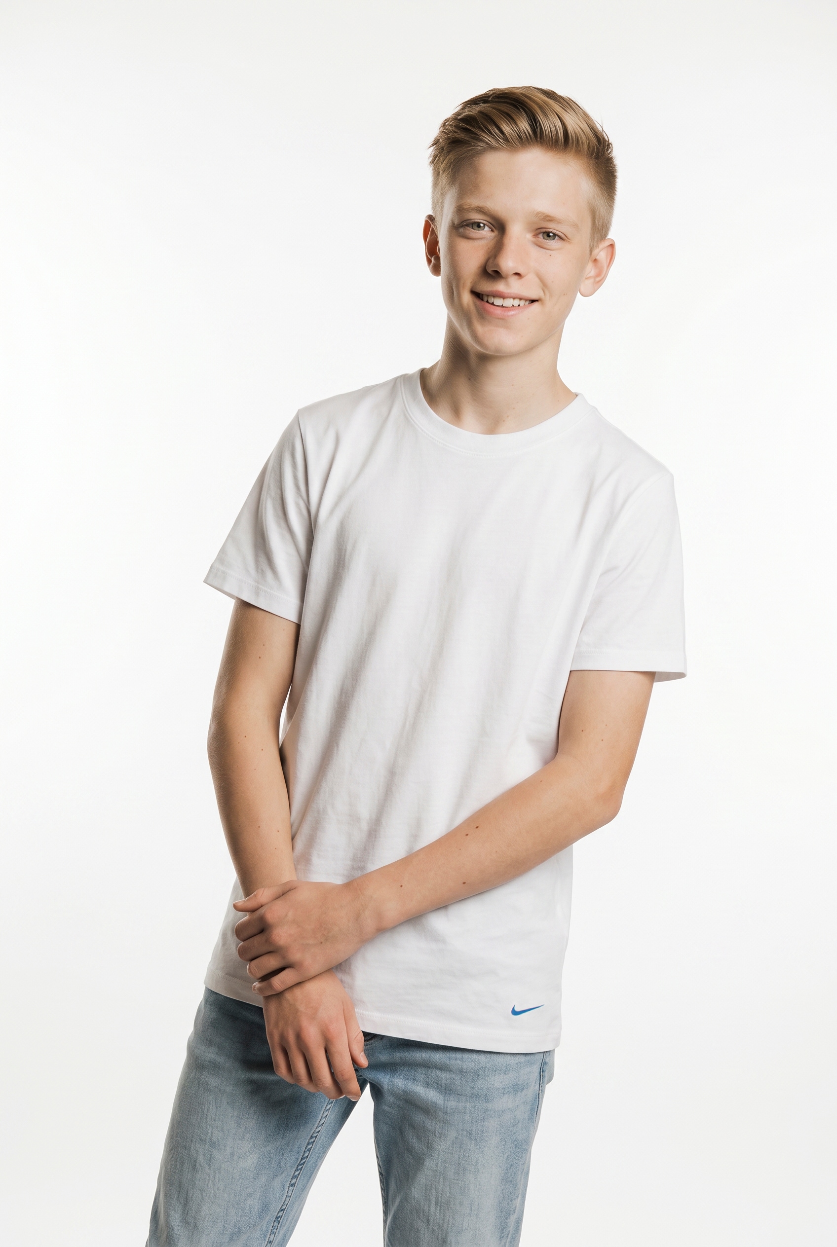 Nike Sportswear T-Shirt »NHB BOYS 2PK CREW UNDERSHIRT« 2 für Kinder, sportlicher Stil