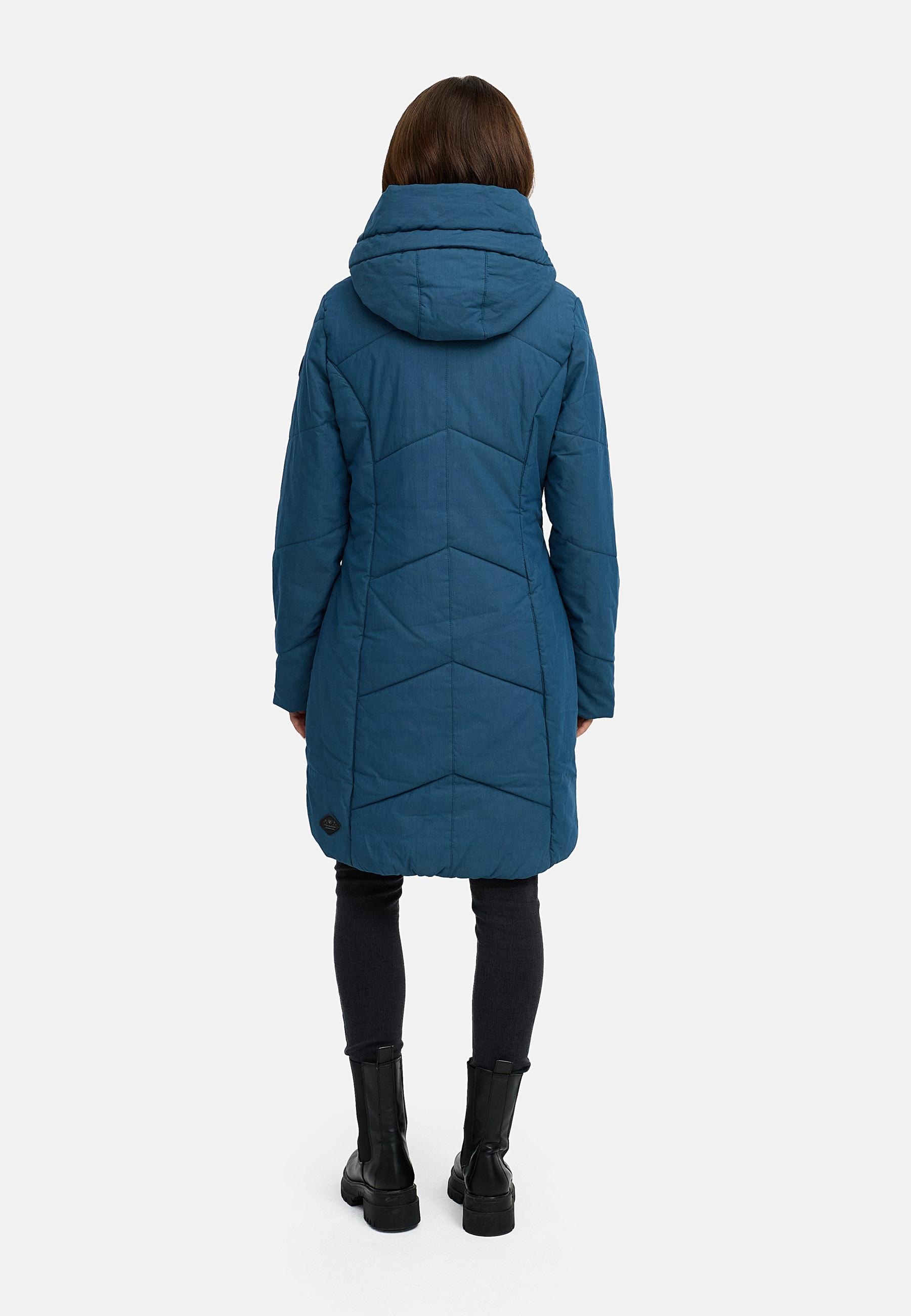 Ragwear Wintermantel »Gordon Long« gesteppter Winterparka mit asymmetrischem Kragen