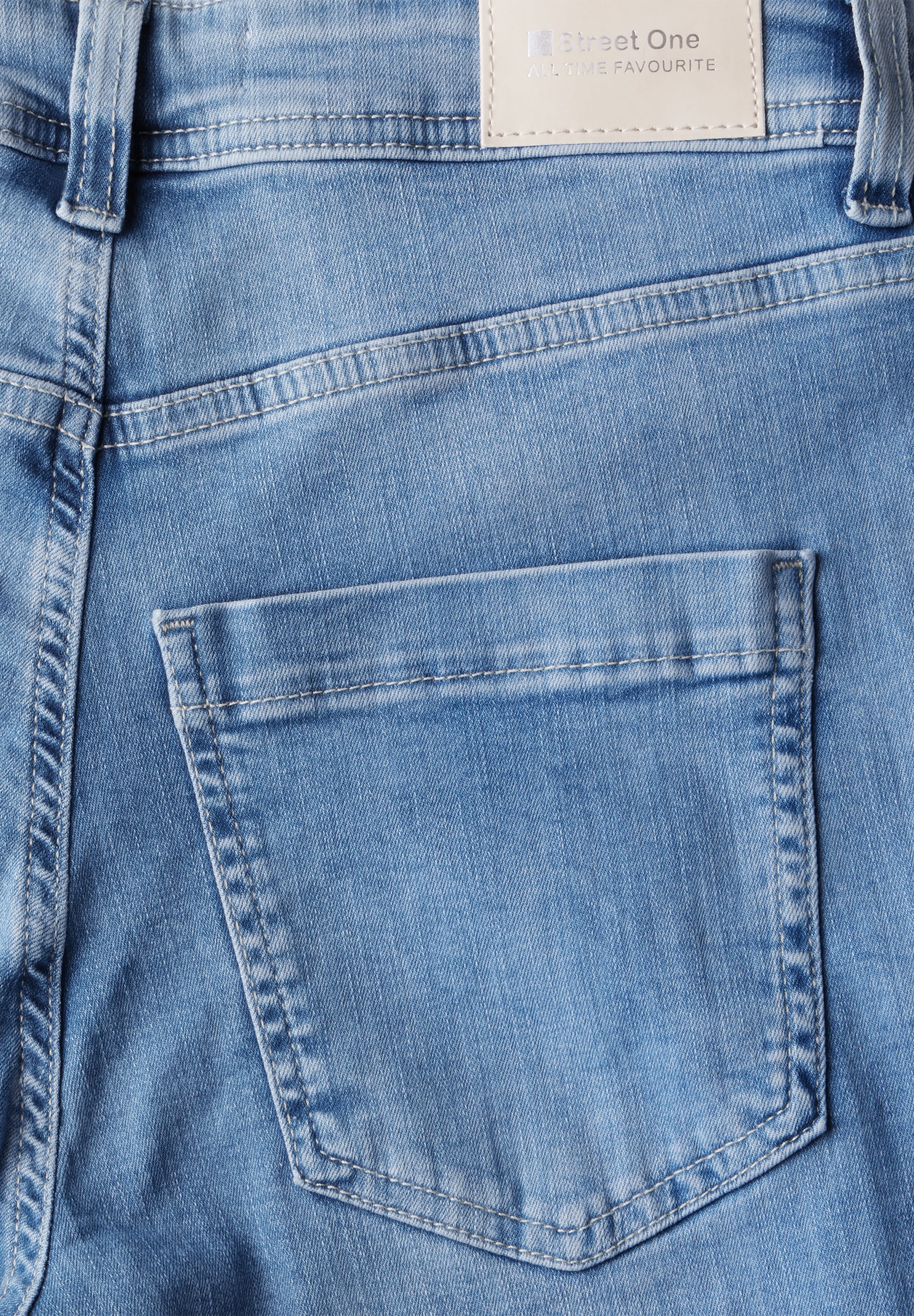 STREET ONE Loose-fit-Jeans, High Waist