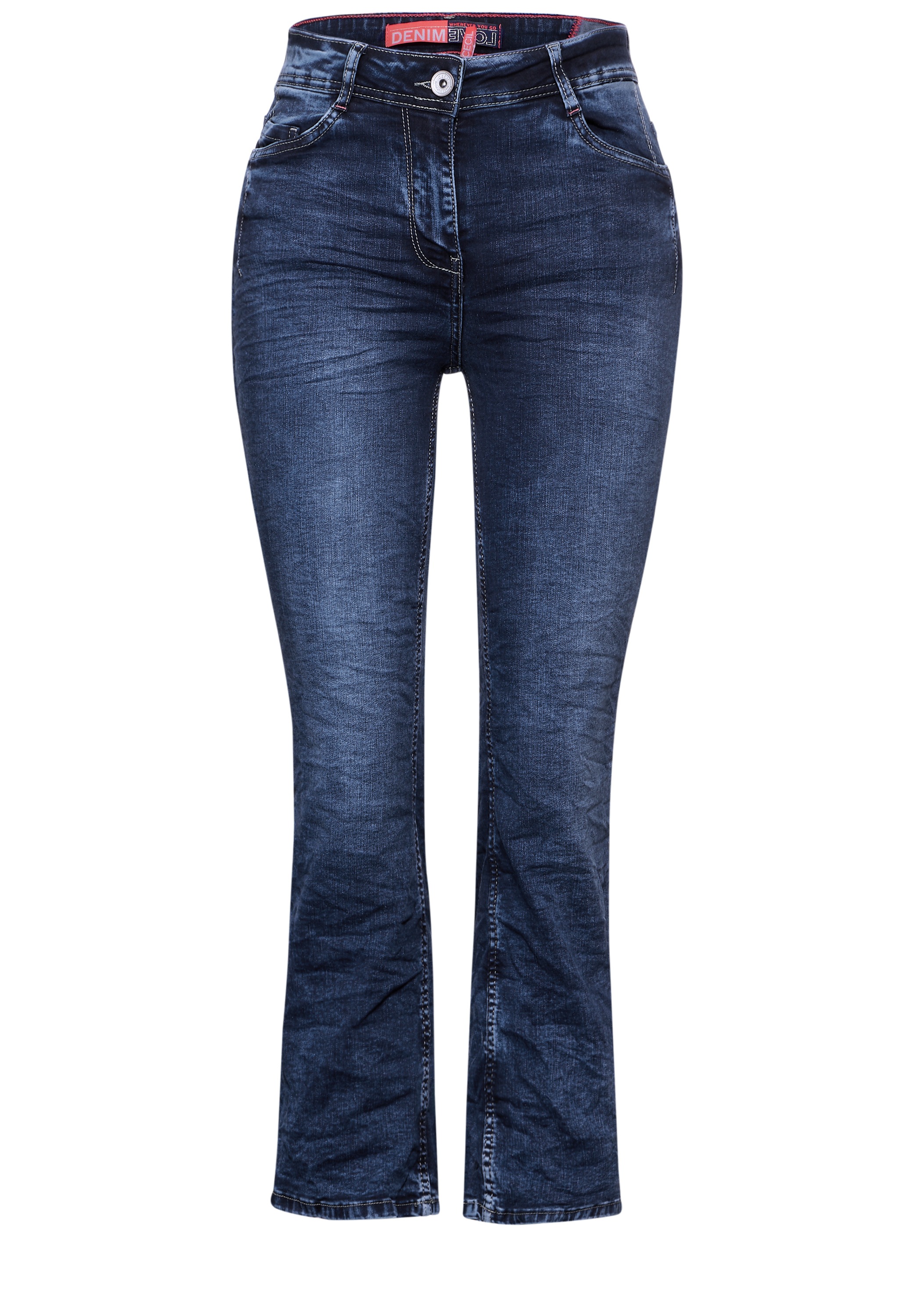 Cecil Bootcut-Jeans, High Waist