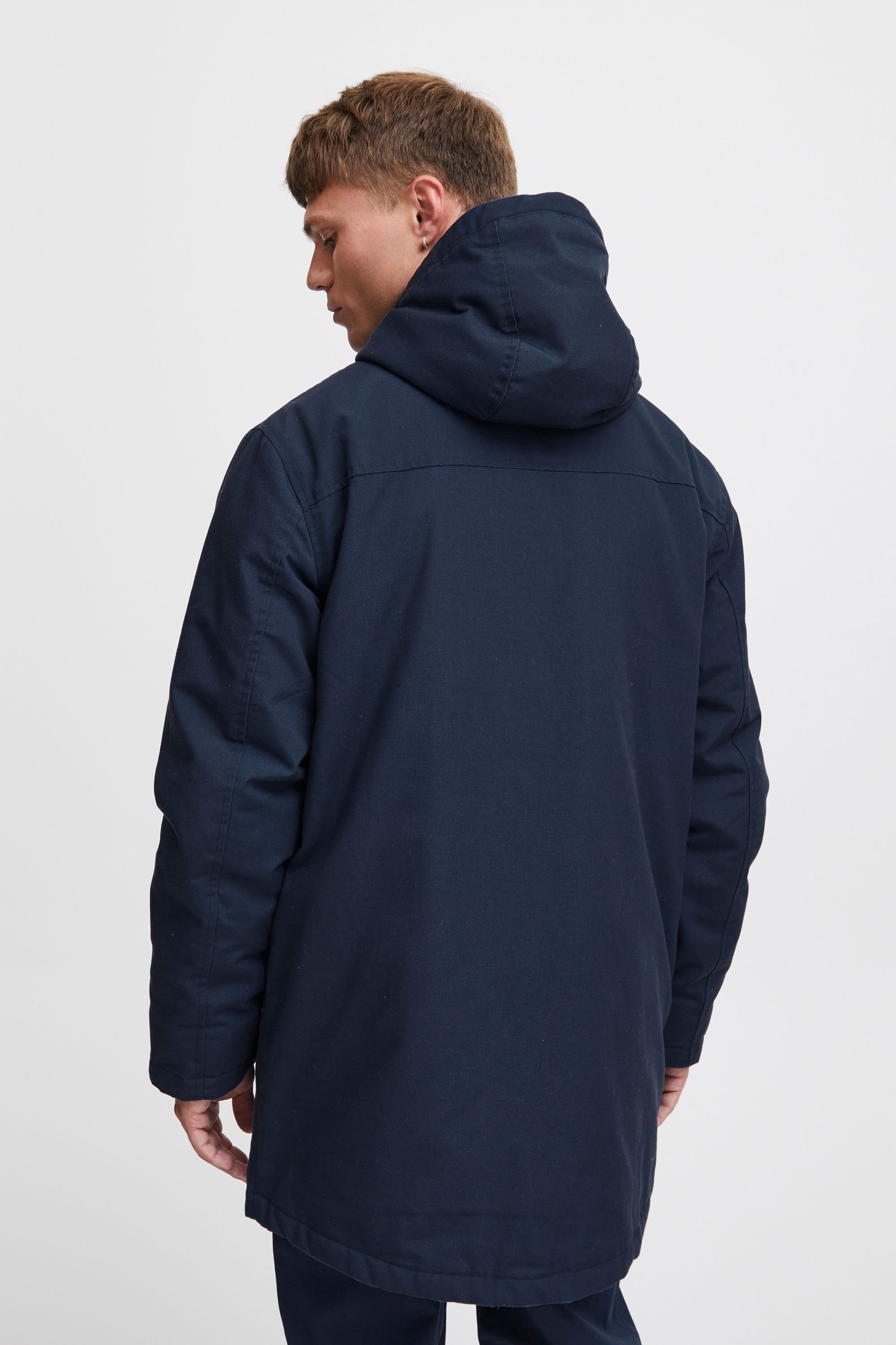 !solid Langmantel SOLID "Parka SDAlan", Herren, Gr. XXL, blau (insignia blau), Obermaterial: 65% Polyester PES. 35% Baumwolle CO., Mäntel 3