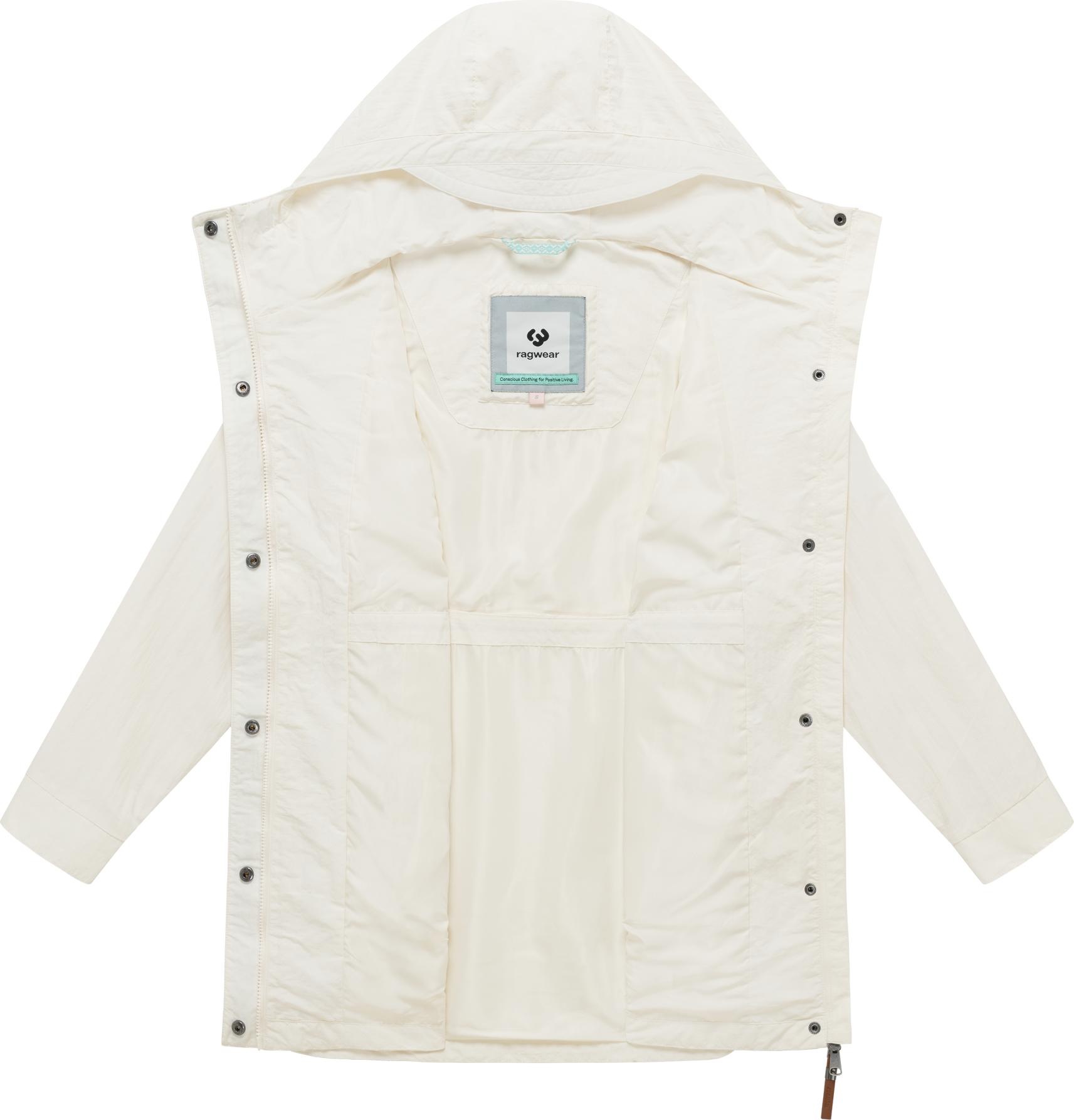Ragwear Kurzmantel »Lamyja A« Leichter Oversize-Übergangsparka mit Kapuze