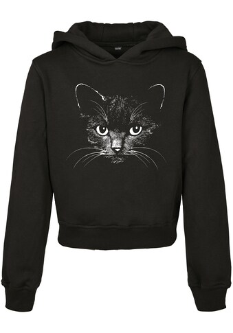 MisterTee  Hoodie »Kinder Kids Black Cat Cropped ...