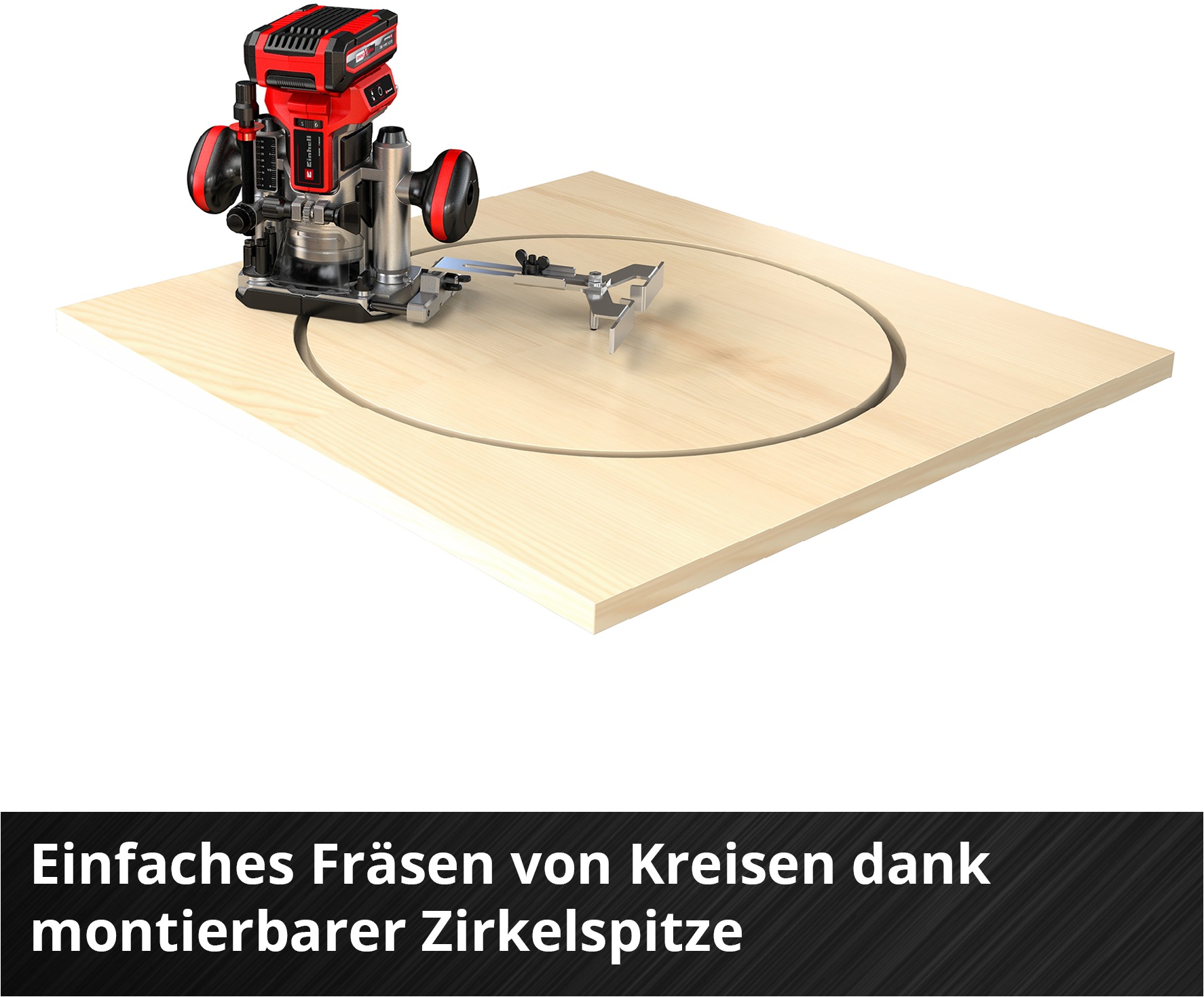 Einhell Akku-Fräse »TP-RO 18 Set Li BL - Solo«, ohne Akku und Ladegerät