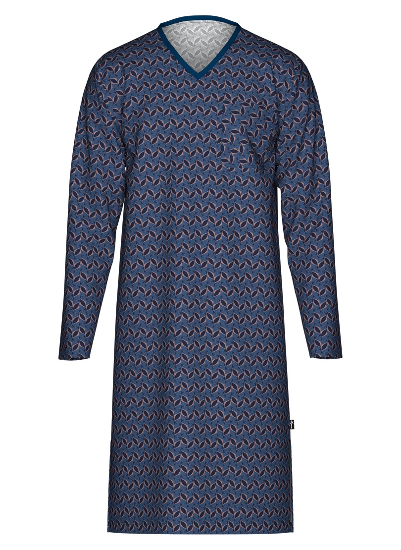 Trigema Pyjama "TRIGEMA Nachthemd mit Allover-Blätter-Muster", (1 tlg.) günstig online kaufen